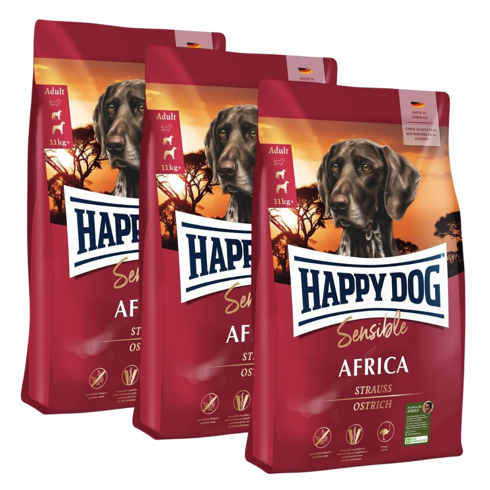 Happy Dog Sensible Neuseeland - M - Trockenfutter, Hundefutter - Geschmacksrichtung Lamm - 12,5kg