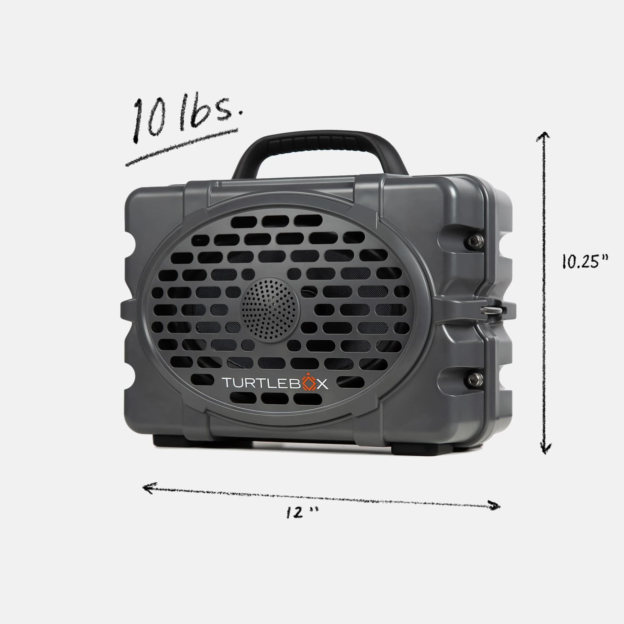 Turtlebox Original Gen 3: Portable Outdoor Bluetooth Speaker – Ultra-Loud (120dB), Waterproof (IP67), Rugged, Impact-Resistant, 3-Day Battery | Party Mode: Unlimited Pairing for Stereo Sound, Tan