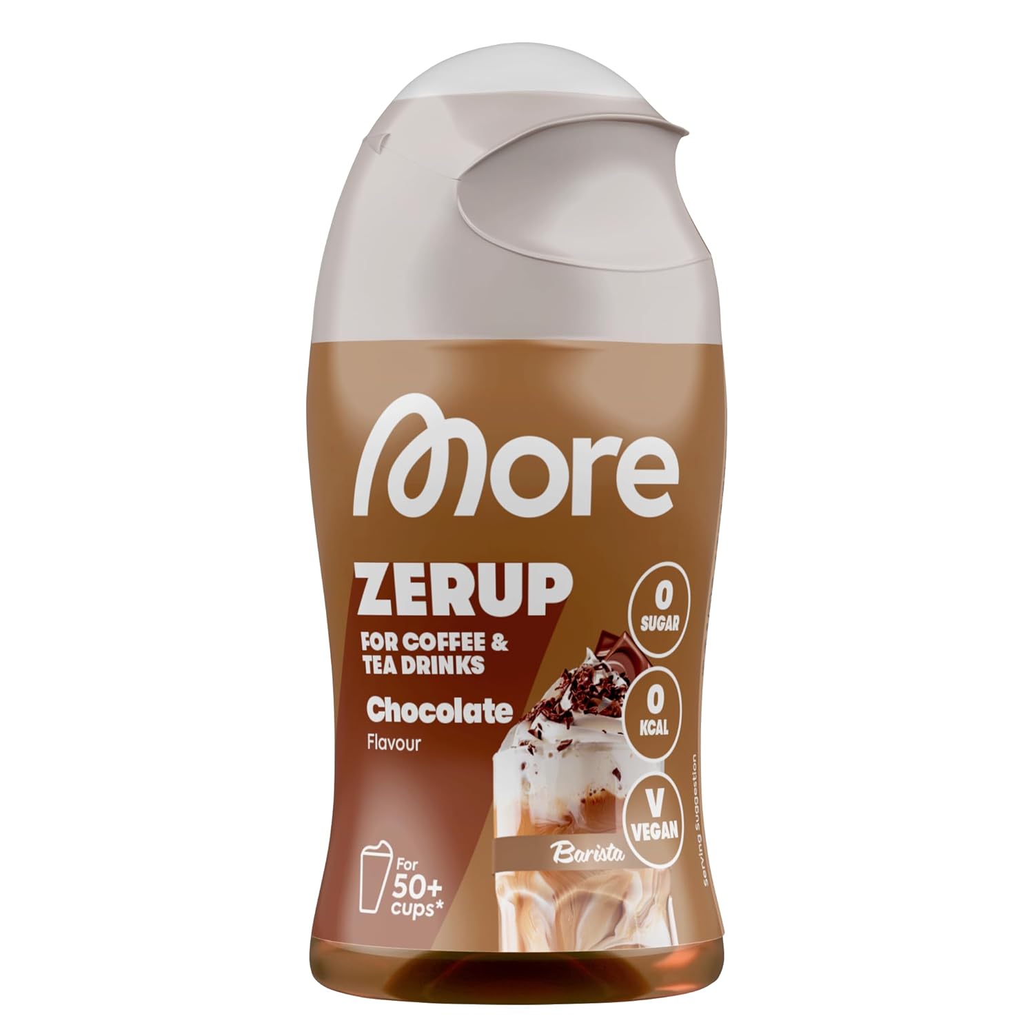 MORE Barista Zerup, Vanilla, 65 ml, für Kaffee, Tee und Heißgetränke, vegan, zero Kalorien - made in Germany
