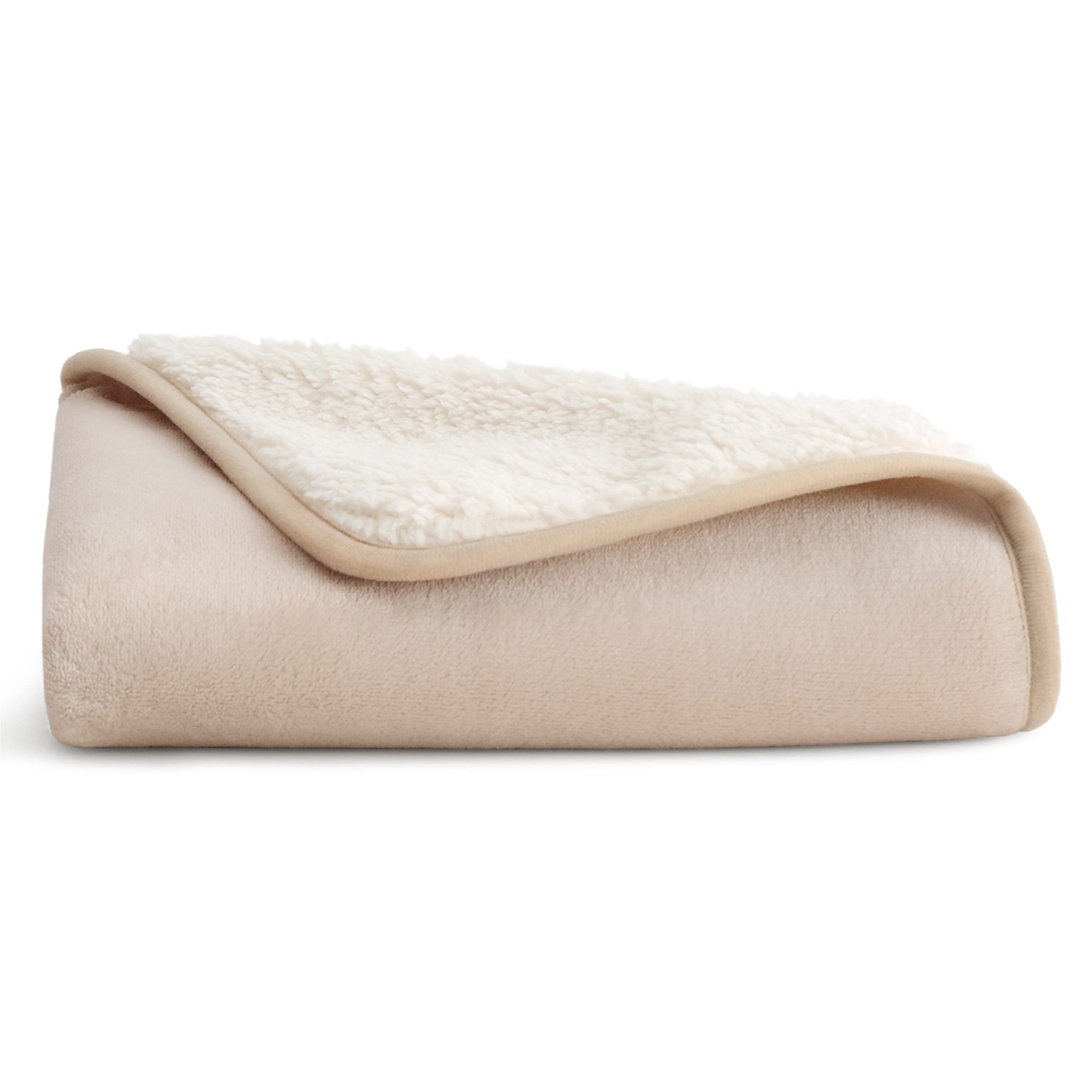 LE SURE wasserdichte Hundedecke mittelgroße Hunde - 100x80cm Hundedecke waschbar, Hundedecke Sofaschutz aus Sherpa Fleece, Katzendecke flauschig und weich, Grau