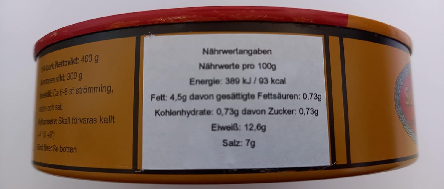 Surströmming Röda Ulven 300g Dose (fermentierte Heringe) - 400g/300g Fisch