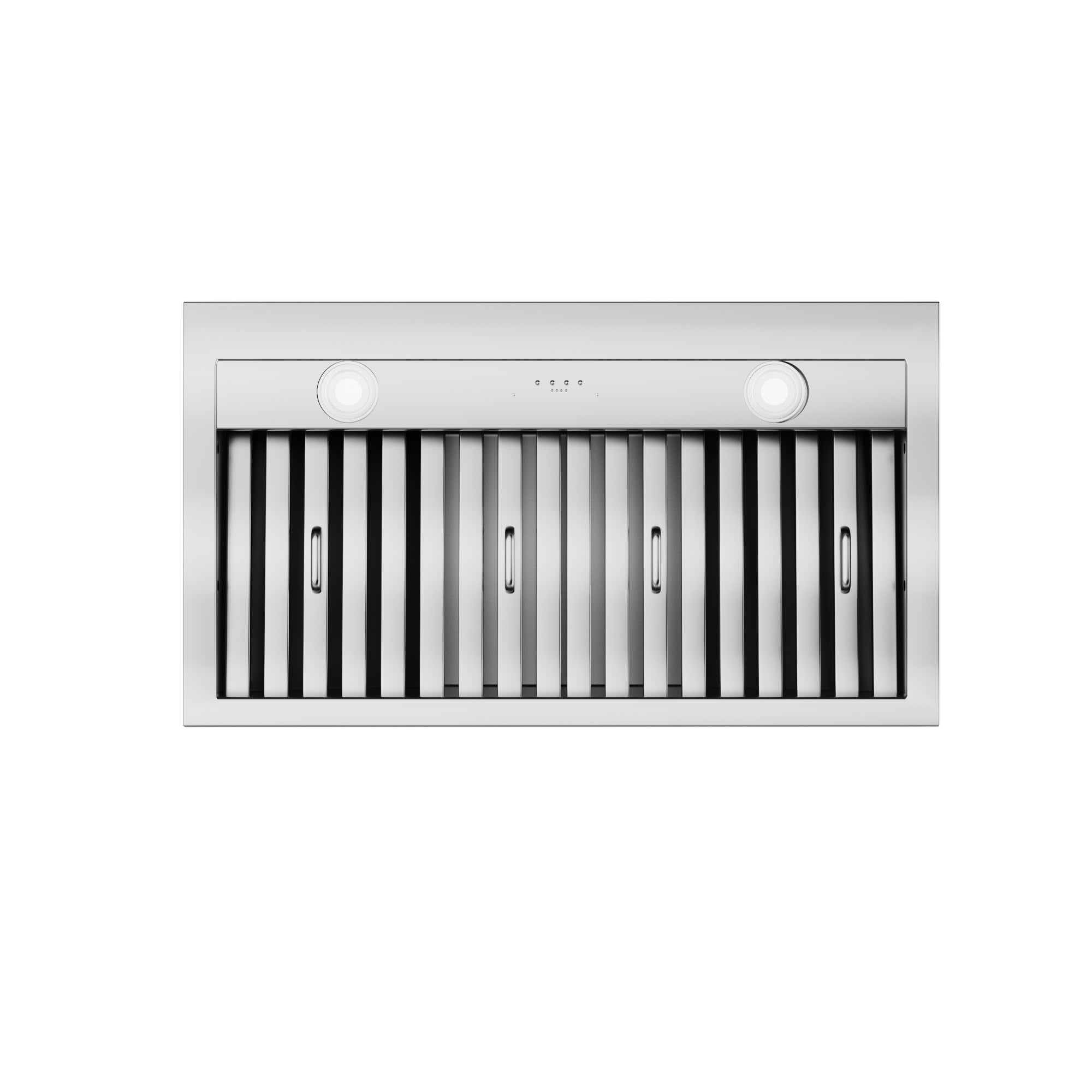 CT Copper Tailor Built-in Range Hood Insert Vent 48 Inch, 1150 CFM with 4-Speed Fan, LED Light, Dishwasher-safe Baffle Filter,Stainless Steel