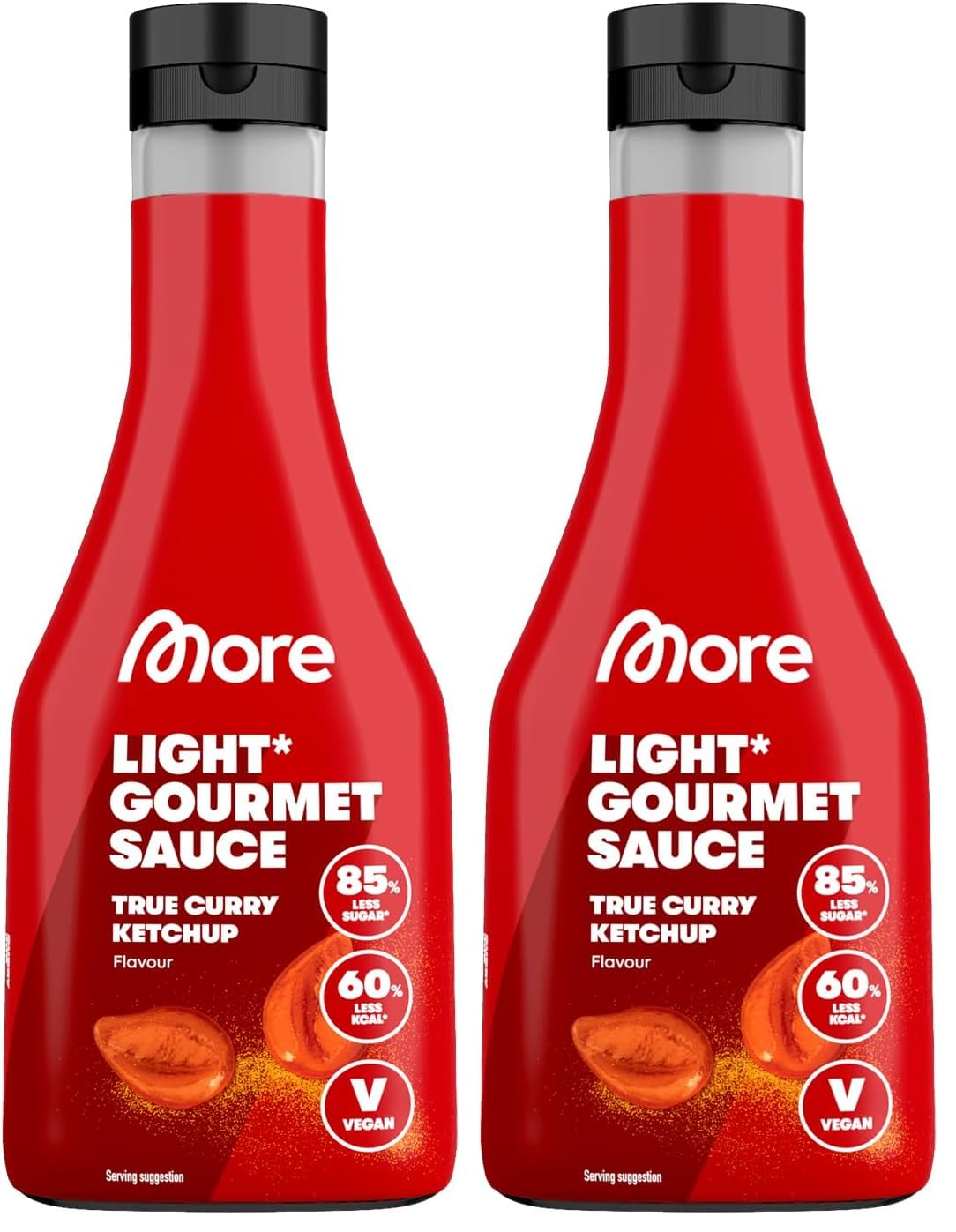 MORE NUTRITION Light Gourmet Sauce, 285ml - BBQ, kalorienreduzierte Sauce, ohne Zuckerzusatz und unnötigem Fett