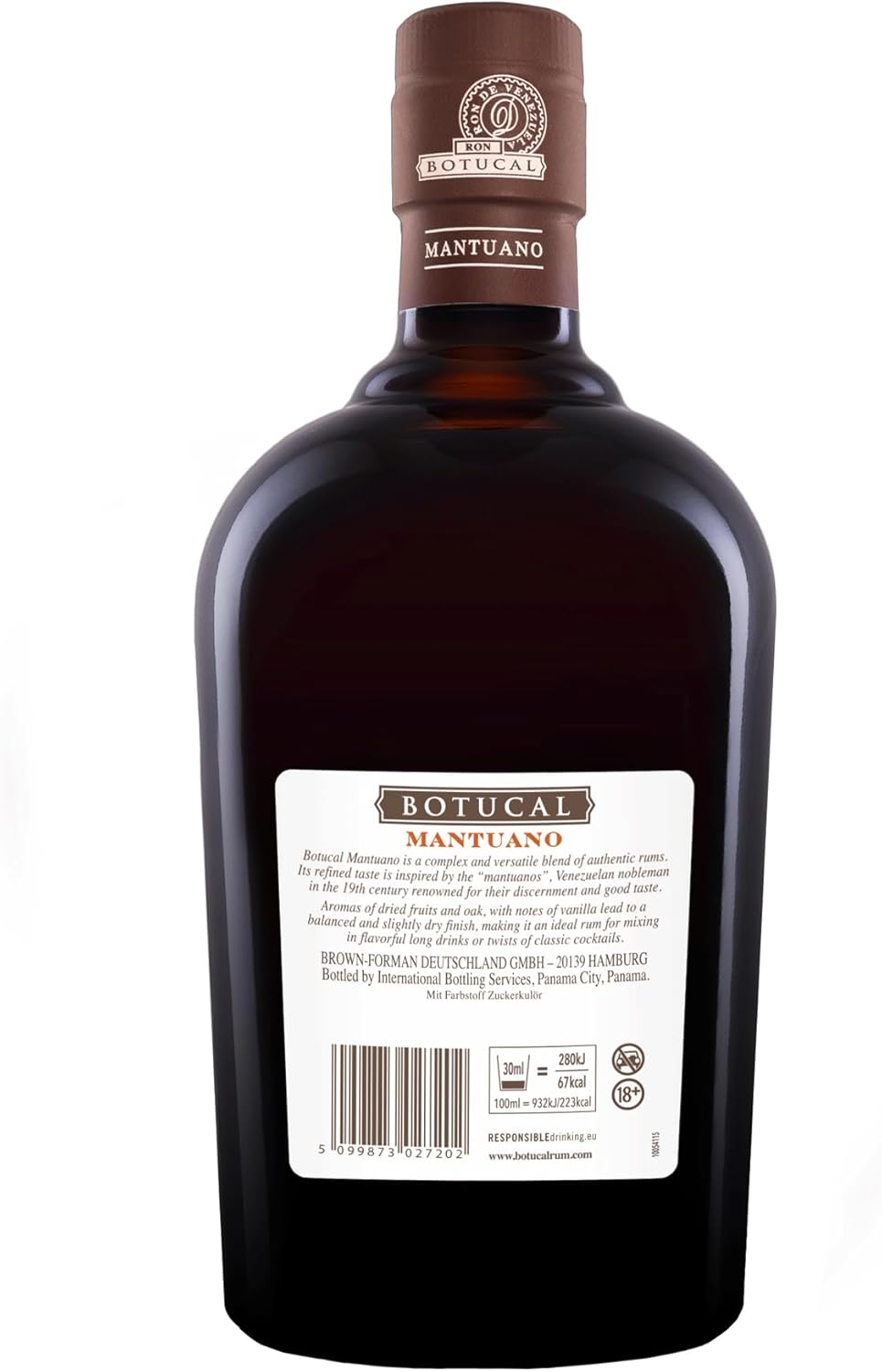 Botucal Reserva Exclusiva Rum - Geschenkempfehlung- Komplex und ausgewogen, mit einem langanhaltenden, verführerischen Abgang -0.7L/40% Vol.