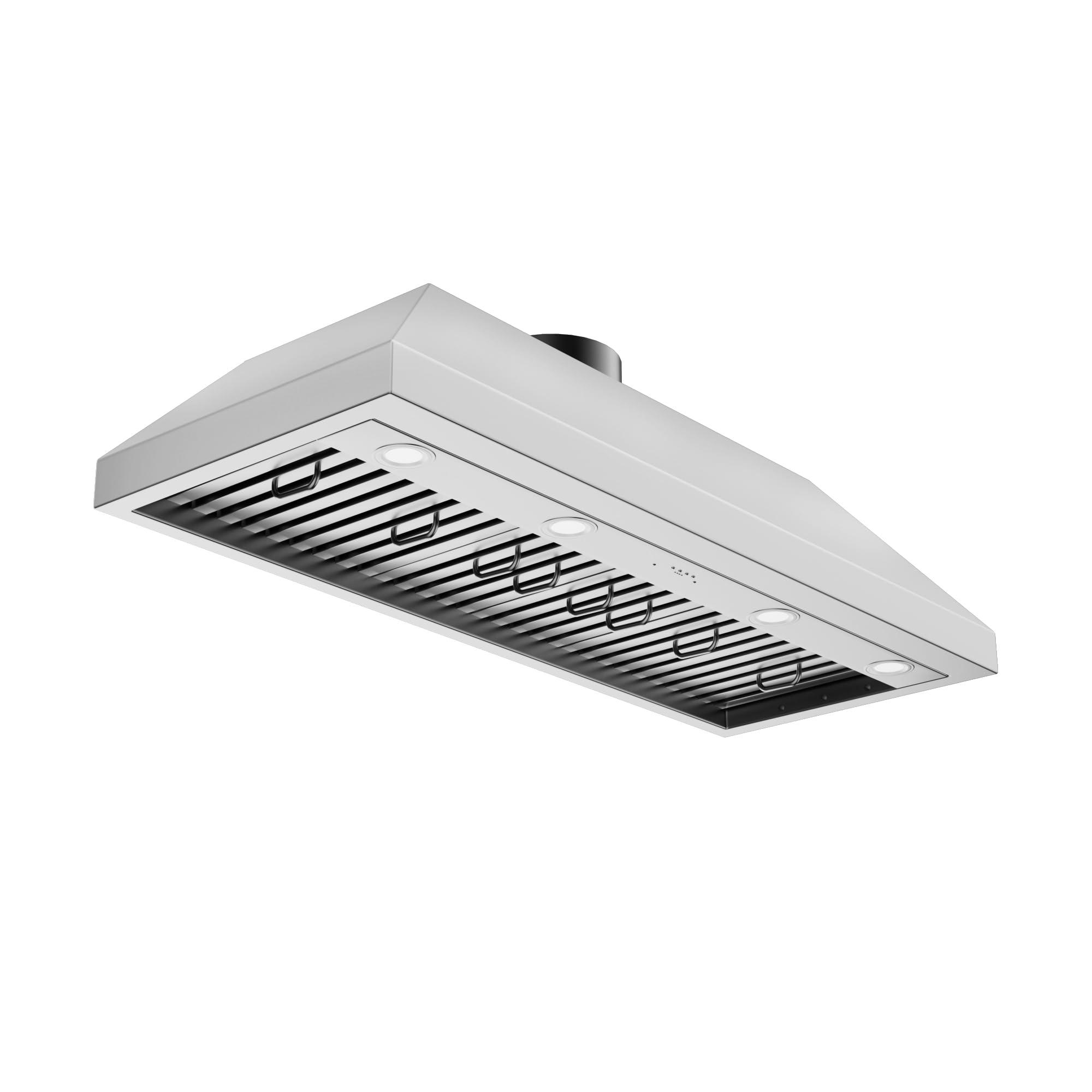 CT Copper Tailor Built-in Range Hood Insert Vent 48 Inch, 1150 CFM with 4-Speed Fan, LED Light, Dishwasher-safe Baffle Filter,Stainless Steel