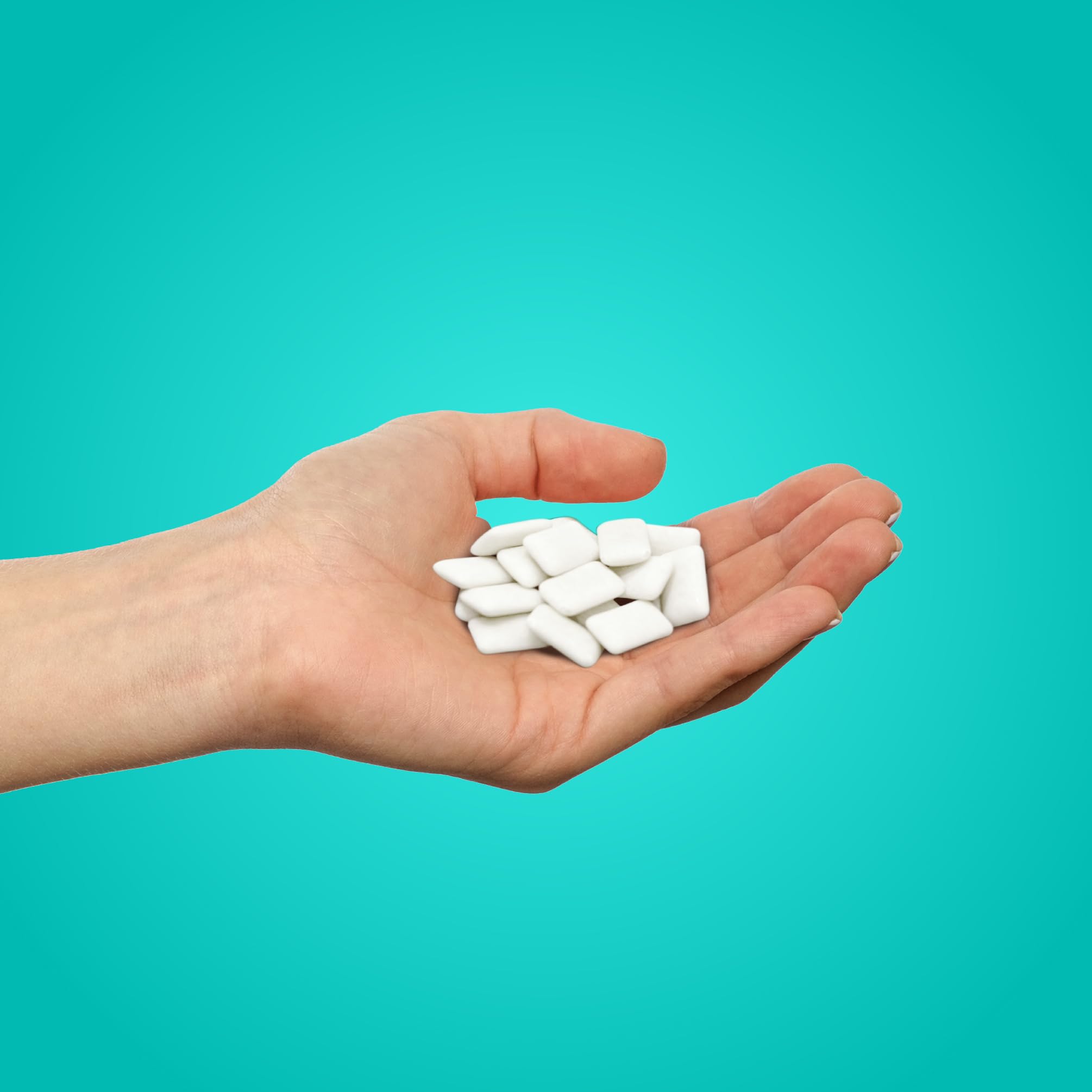 PUR Gum | Zuckerfreier Kaugummi | Mit Xylit | Vegan, Aspartamfrei & Glutenfrei | Natürlicher Kaugummi Mit Spearmint-Geschmack, 55 Stück (3er Pack)