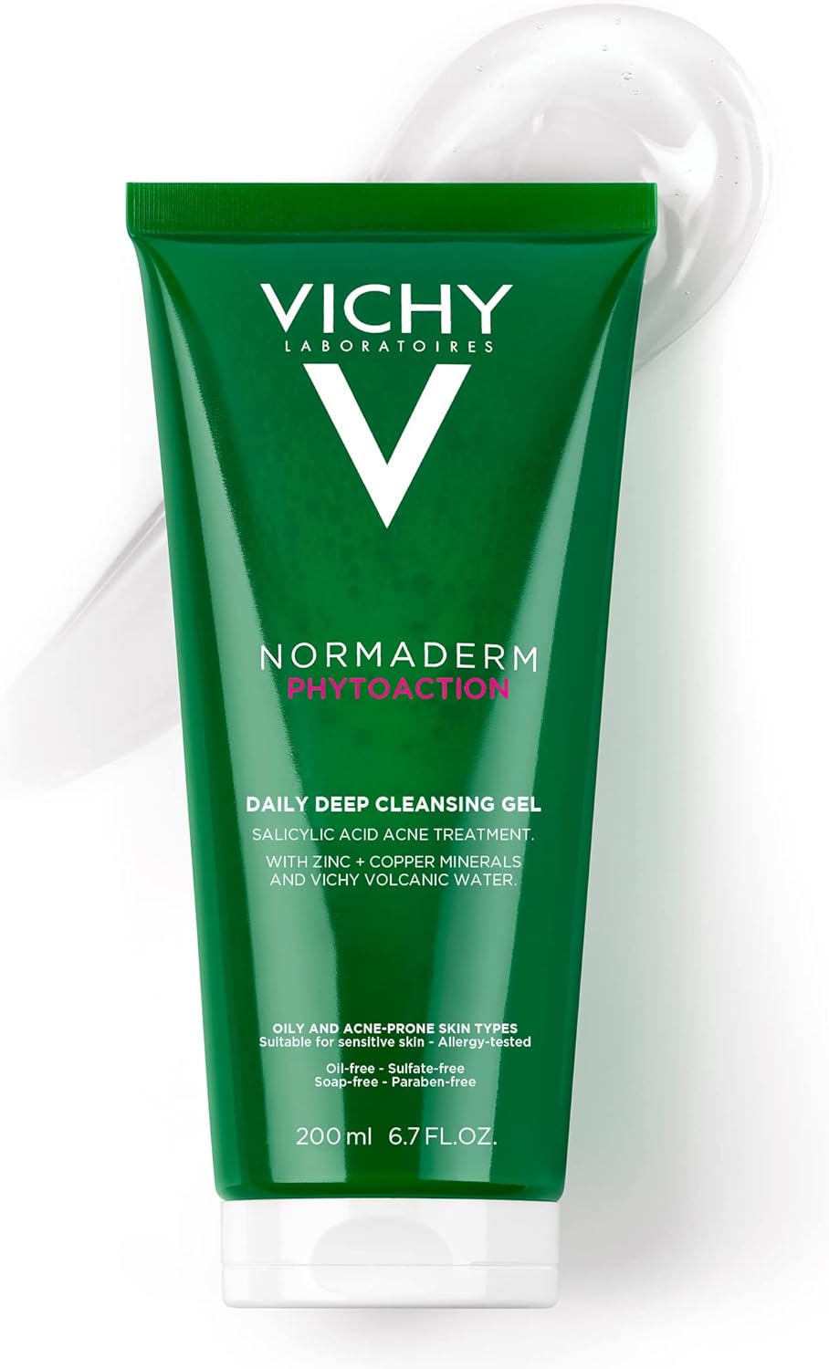 Vichy Normaderm Phytosolution Face Cleanser Gel for Oily/Acne Skin with Salicylic Acid 400ml