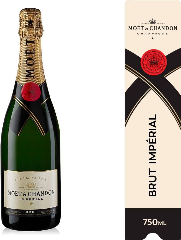 Moët & Chandon Impérial Brut Champagner, 75cl, in Geschenkbox | Ikone aus der Champagne | Elegant, frisch & fruchtig | Feine Perlage | Harmonische Balance