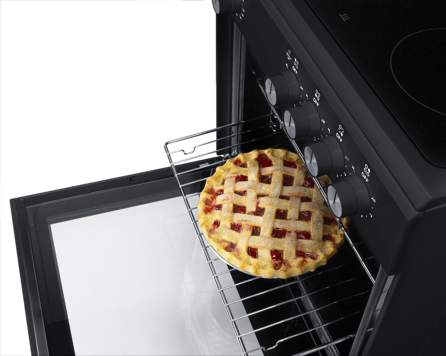 Summit 24” Electric Smooth Top Range, Large 2.44 cu.ft. oven. ADA Compliant, White- REXT24W