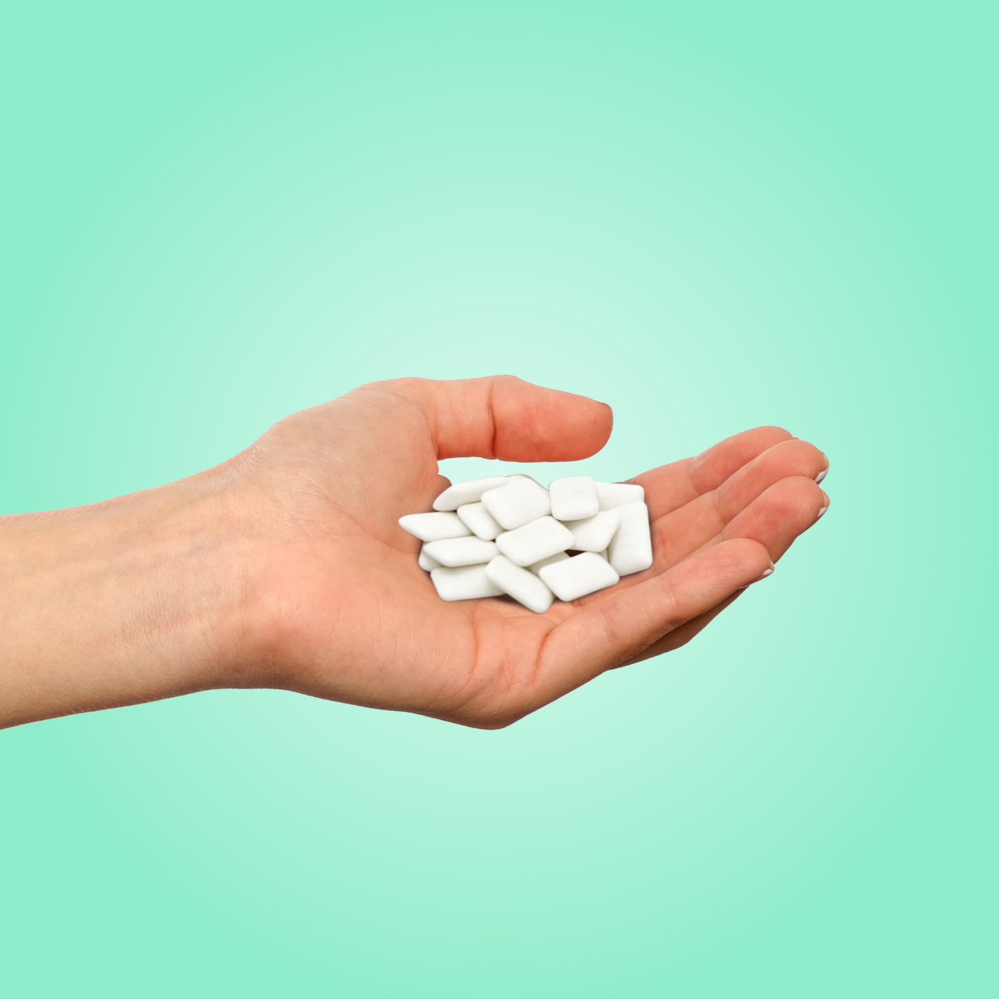 PUR Gum | Zuckerfreier Kaugummi | Mit Xylit | Vegan, Aspartamfrei & Glutenfrei | Natürlicher Kaugummi Mit Spearmint-Geschmack, 55 Stück (3er Pack)