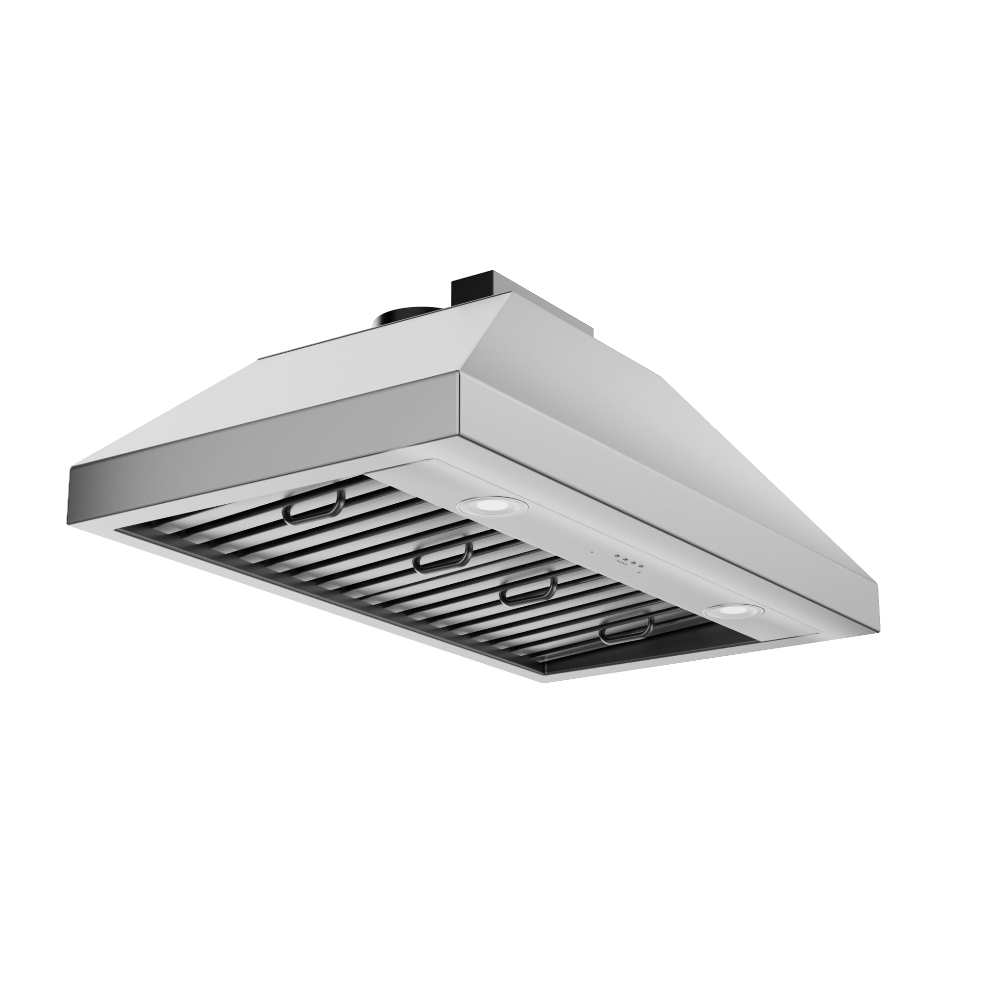 CT Copper Tailor Built-in Range Hood Insert Vent 48 Inch, 1150 CFM with 4-Speed Fan, LED Light, Dishwasher-safe Baffle Filter,Stainless Steel