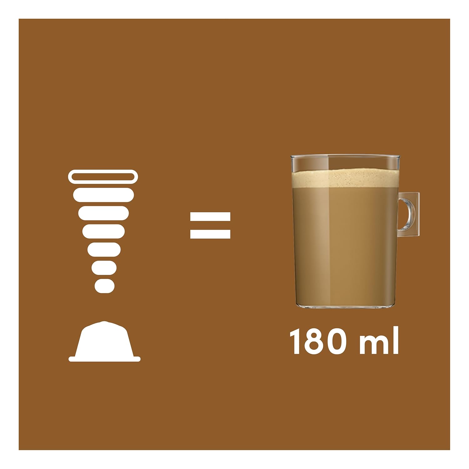 Nescafé Dolce Gusto Café au Lait Kaffeekapseln, Medium Roast, 3er Vorratspack (3 x 30 Kapseln)