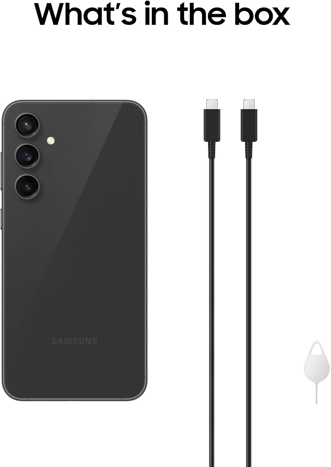 Samsung Galaxy S23 FE AI Cell Phone, 128GB Unlocked Android Smartphone, Long Battery Life, Premium Power Processor, Tough Gorilla Glass Display, Hi-Res 50MP Camera, US Version, 2023, Graphite