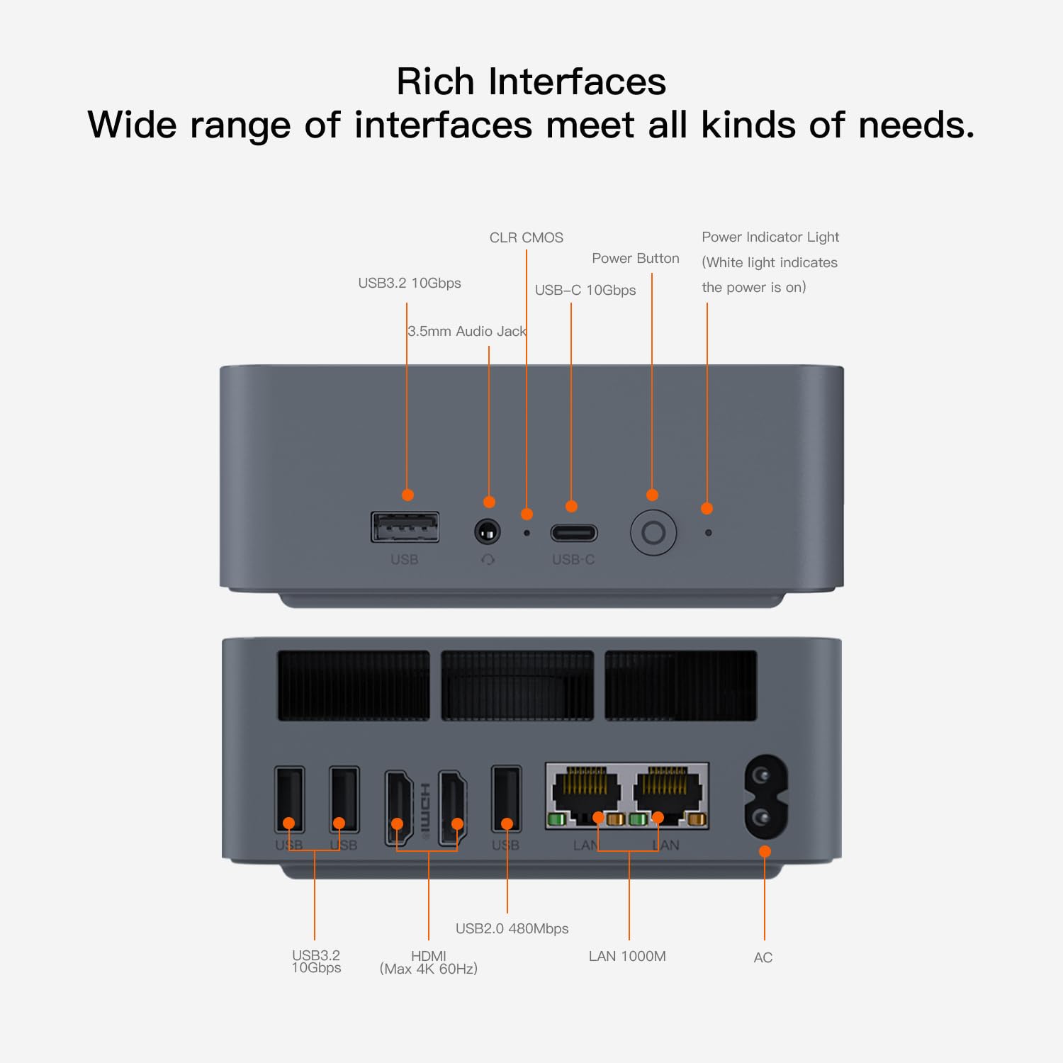 Beelink SER3 Mini PC, AMD Ryzen 3 3200U(14nm, 2C/4T) up to 3.5GHz, Mini Gaming Computer 16GB DDR4 RAM 500GB PCIE3.0 X4 SSD, Micro PC 4K@60Hz Dual Display, Mini Computer WiFi6/BT5.2/HTPC/W-11 Pro