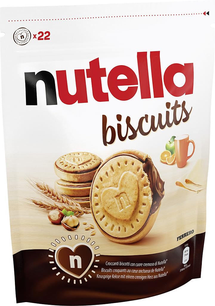 nutella - Nuss-Nougat-Creme, 1 Glas mit 750g, leckere Haselnuss-Schoko-Creme als Aufstrich oder für Rezepte
