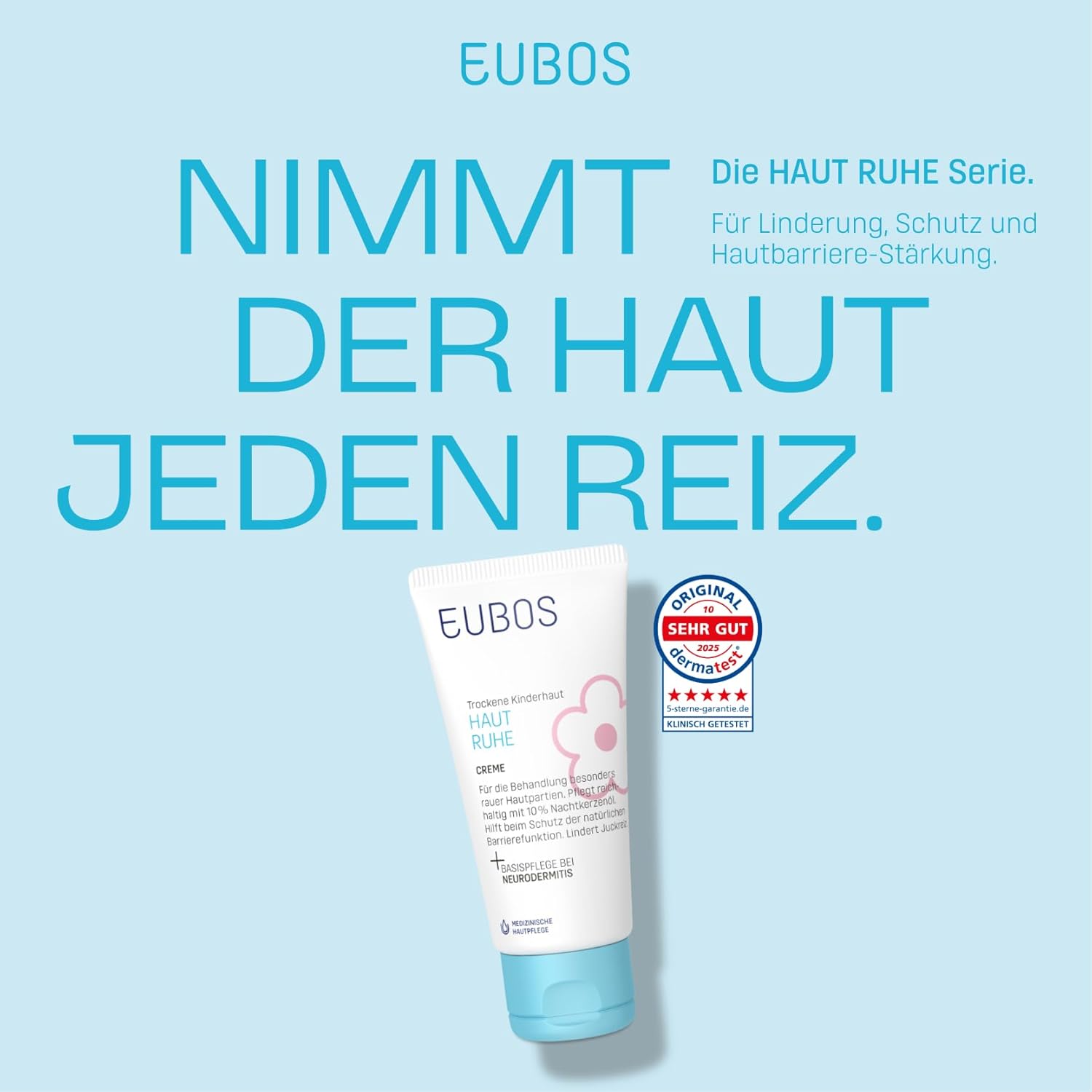 EUBOS Kinder Haut Ruhe Lotion, 125 ml Lotion