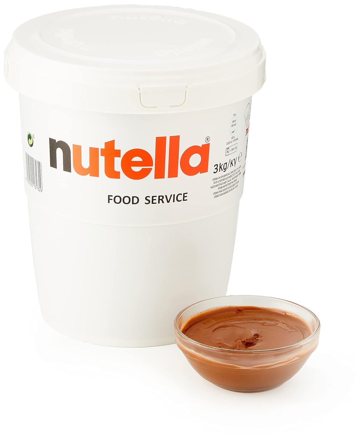 nutella - Nuss-Nougat-Creme, 1 Glas mit 750g, leckere Haselnuss-Schoko-Creme als Aufstrich oder für Rezepte