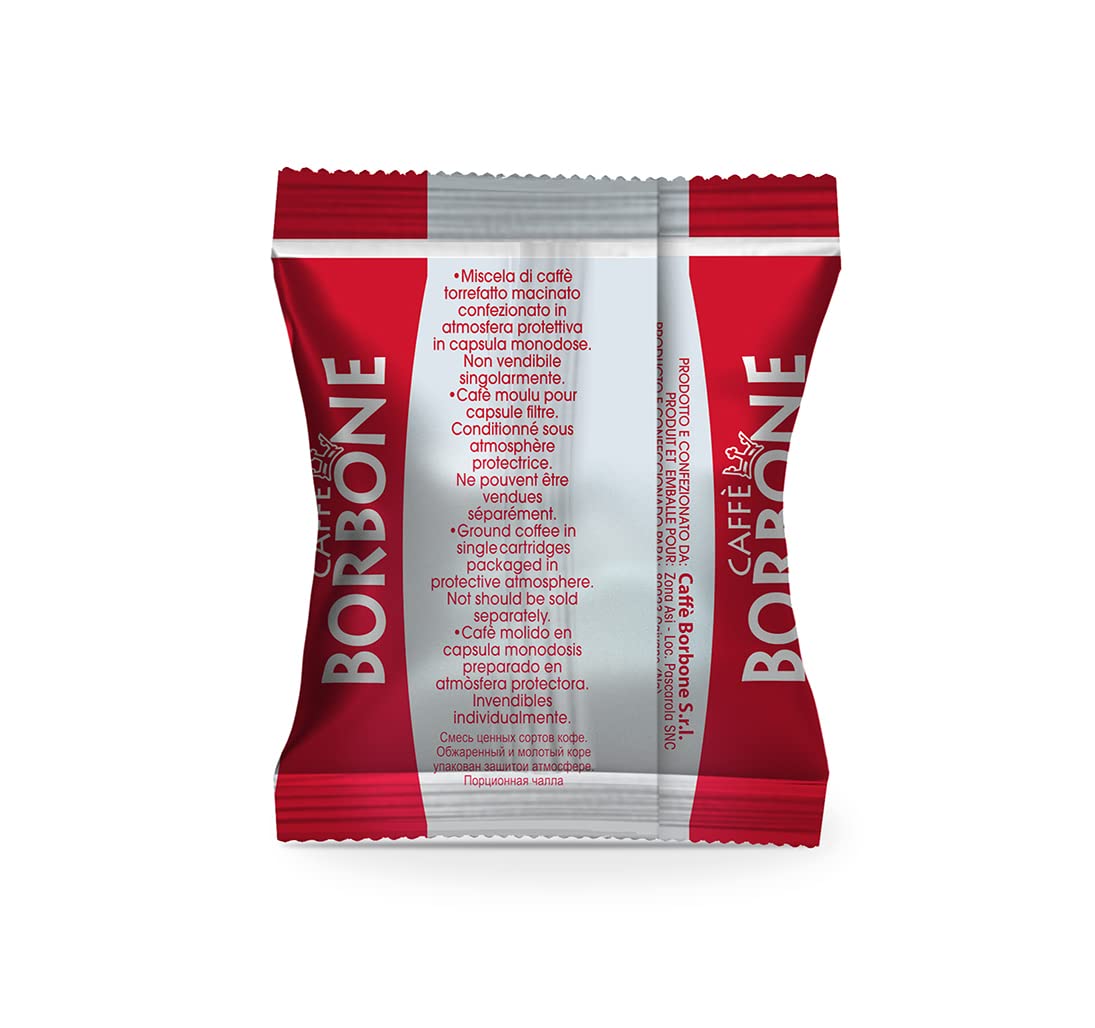 Caffè Borbone Respresso, Blaue Kaffeemischung - 100 Kapseln - Kompatibel mit Nespresso®* Haushalts-Espressomaschinen