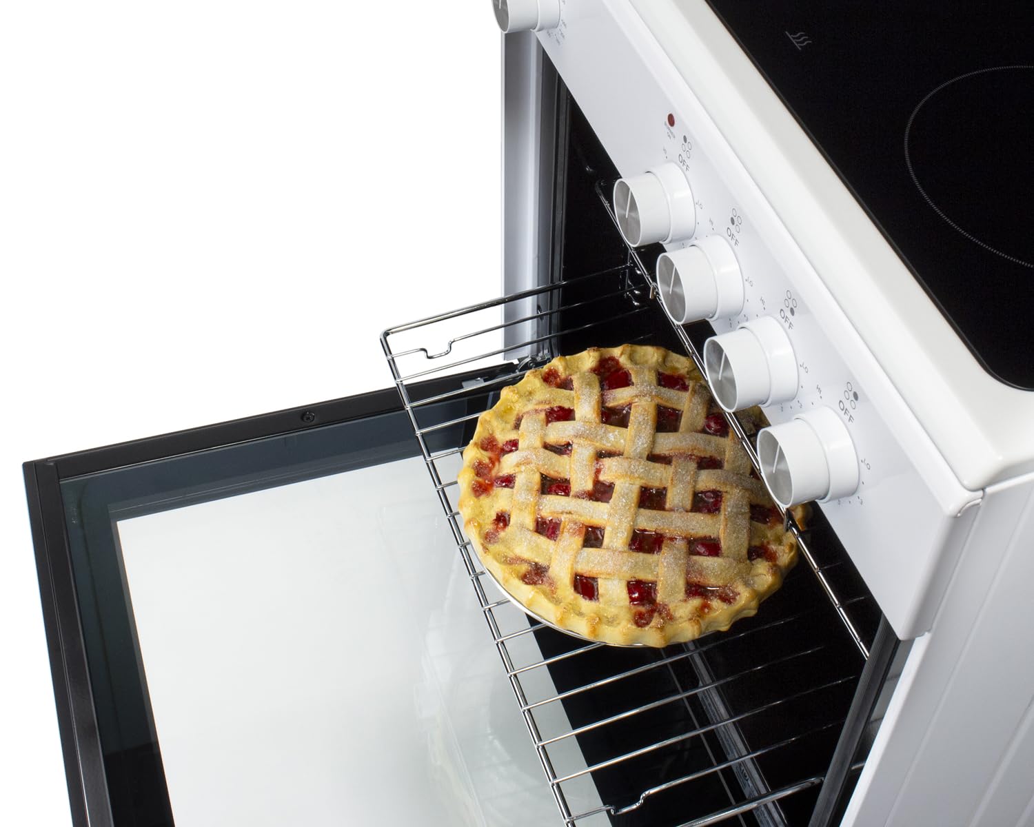 Summit 24” Electric Smooth Top Range, Large 2.44 cu.ft. oven. ADA Compliant, White- REXT24W