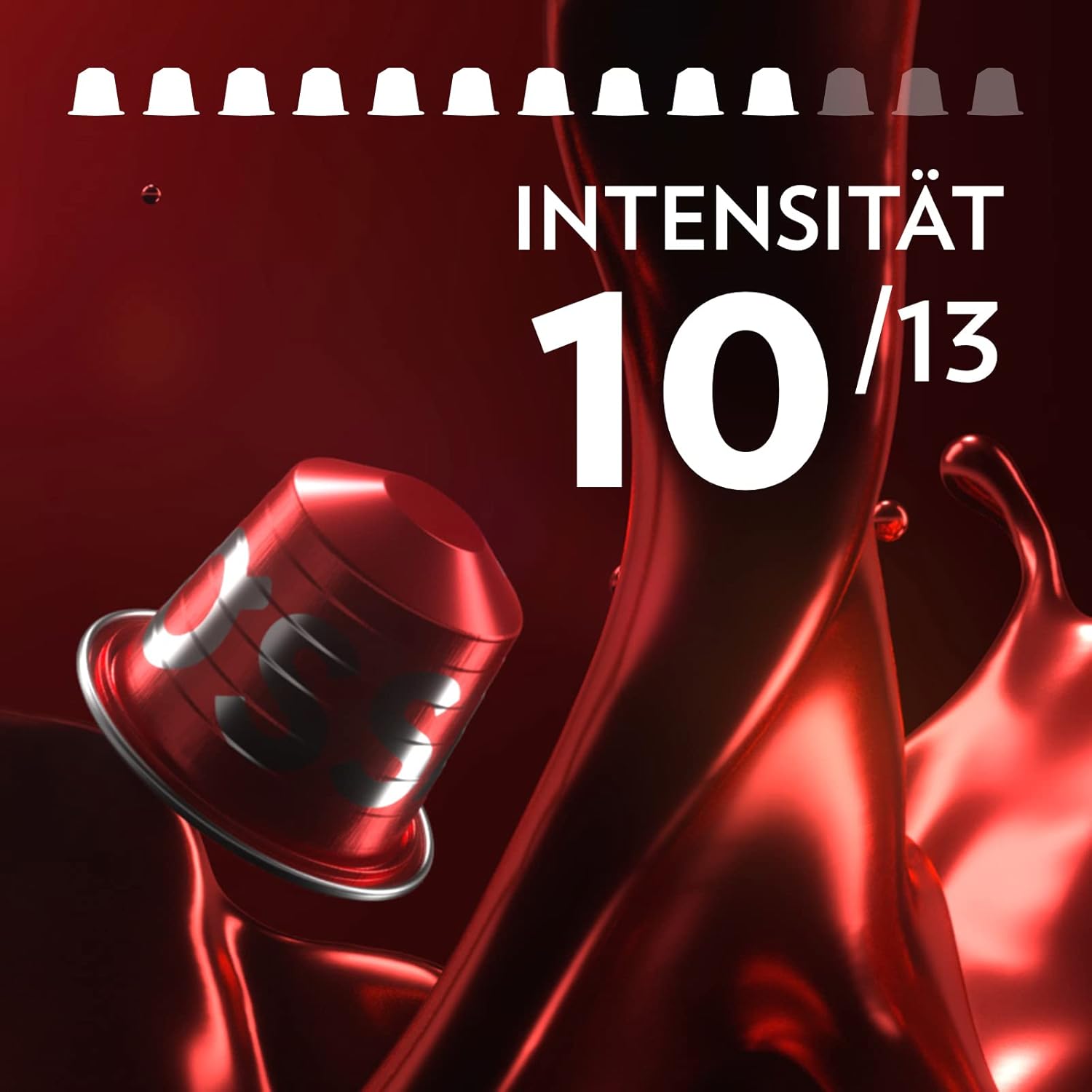 Lavazza Espresso Qualita Rossa , vollmundiger und ausgewogener Espresso, 30 Kapseln, Nespresso kompatibel