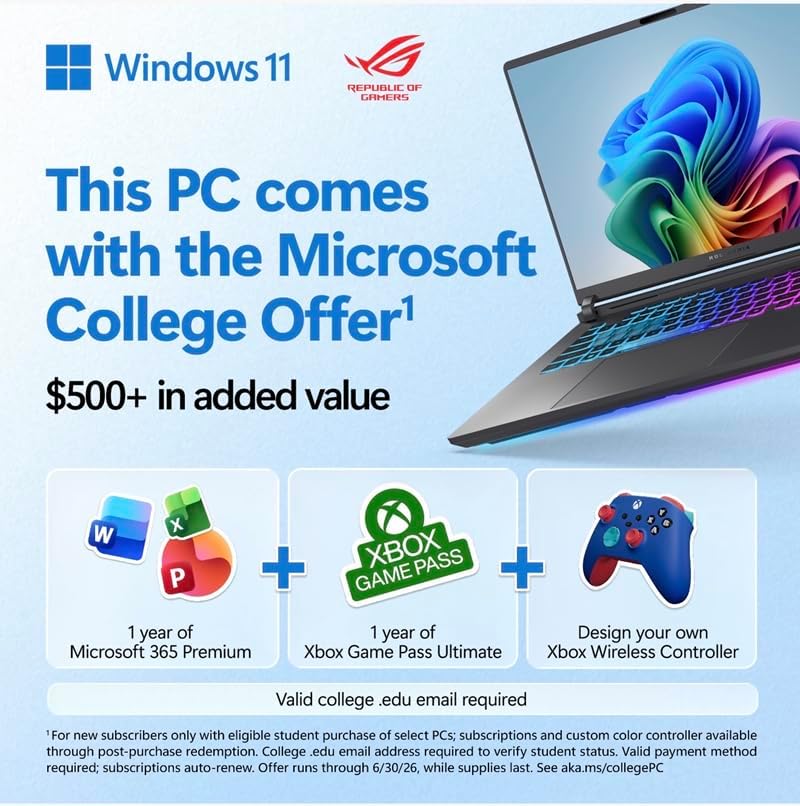 ASUS ROG Strix G16 (2025) Gaming Laptop, 16” FHD+ 16:10 165Hz/3ms, NVIDIA® GeForce RTX™ 5060, Intel® Core™ i7 Processor 14650HX, 16GB DDR5, 1TB Gen 4 SSD, Wi-Fi 7, Windows 11 Home, G615JMR-AS74