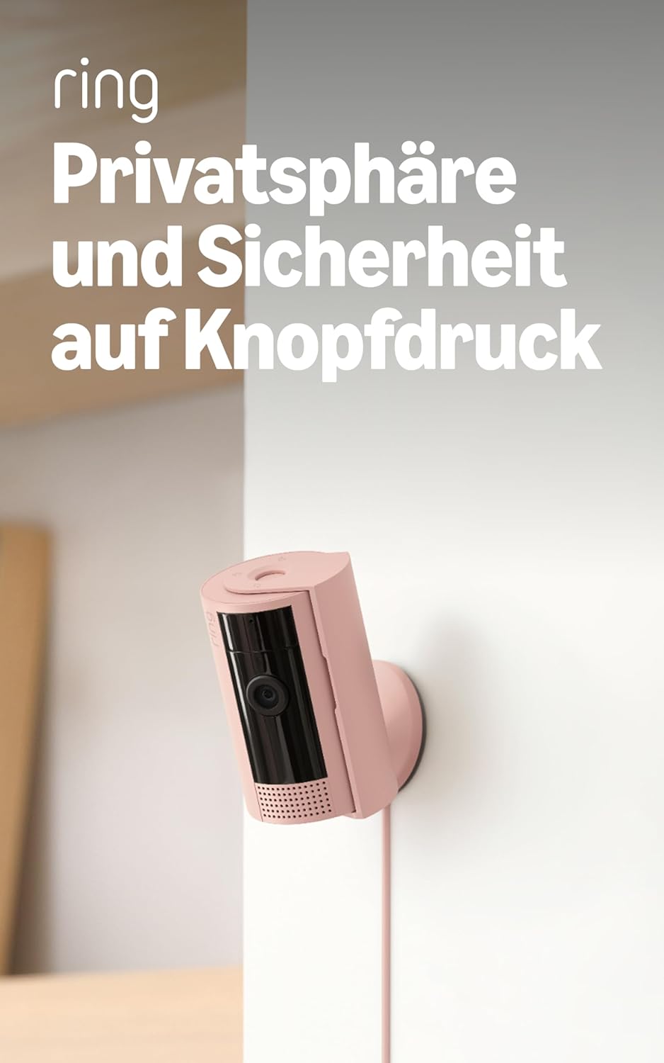 Ring Innenkamera (Indoor Camera 2. Gen.) | Überwachungskamera für den Innenbereich | 1080p-HD-Video, Privatsphäre-Sichtschutz, WLAN, ideal für Haustiere | Mini Sicherheitskamera zur Selbstinstallation