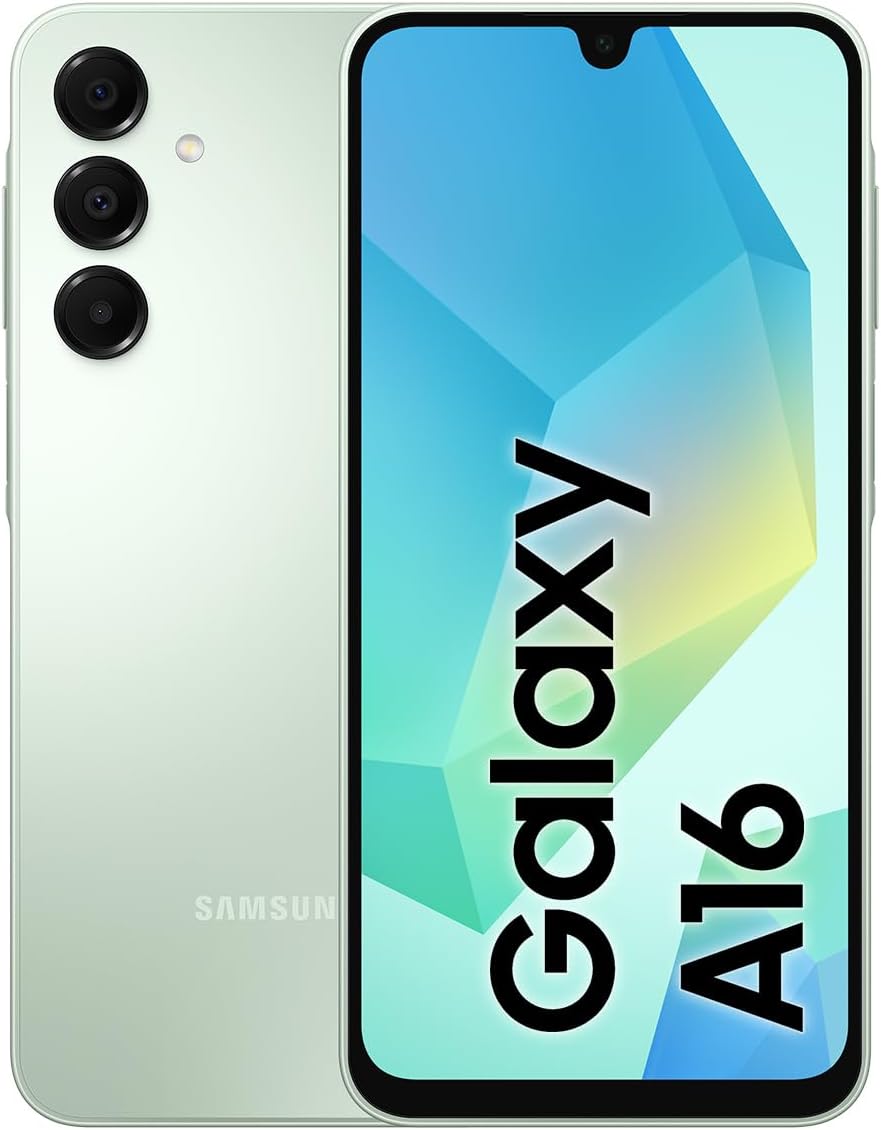 Samsung Galaxy A16 4G LTE (128GB + 4GB) International Model SM-A165F/DS Factory Unlocked, 6.7", Dual SIM, 50MP Triple Camera (Case Bundle), Black