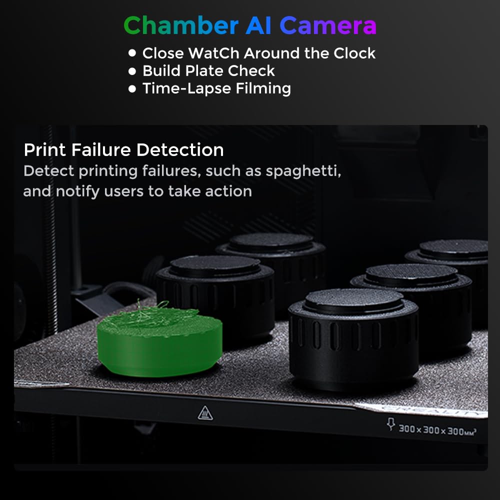 Official Creality K2 Combo 3D Printer, Multicolor 3D Printers with CFS, 600mm/s Printing Speed 300℃ Direct Drive Extruder Auto Leveling Chamber AI Camera, Printing Size 10.24x10.24x10.24 inch