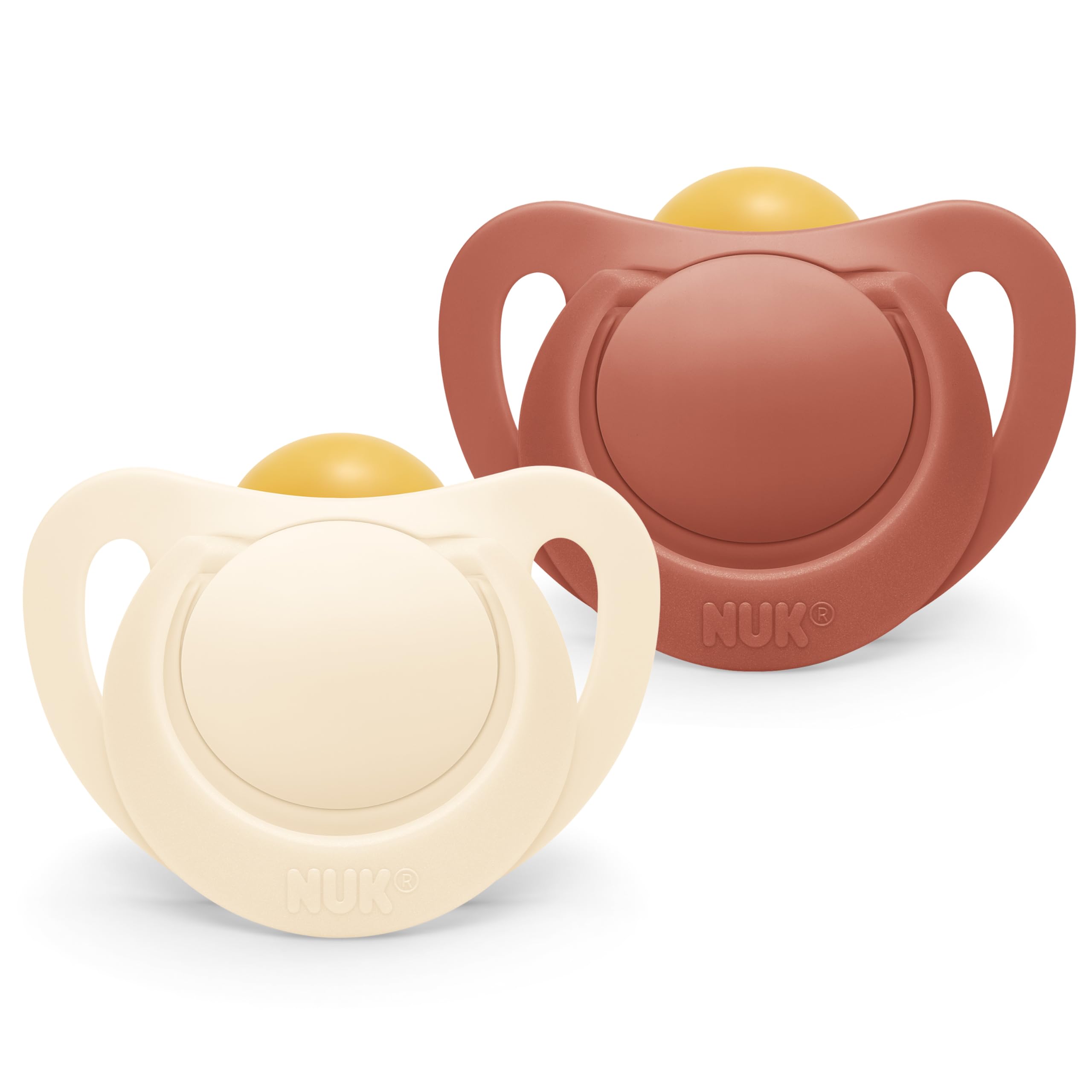 NUK for Nature Babyschnuller | 0-6 Monate | Nachhaltige Gummischnuller | Über 98 % natürliche Rohstoffe | Eukalyptusgrün | 2 Stück