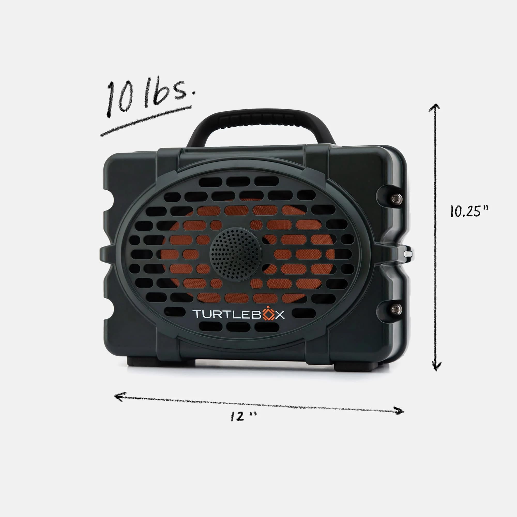 Turtlebox Original Gen 3: Portable Outdoor Bluetooth Speaker – Ultra-Loud (120dB), Waterproof (IP67), Rugged, Impact-Resistant, 3-Day Battery | Party Mode: Unlimited Pairing for Stereo Sound, Tan