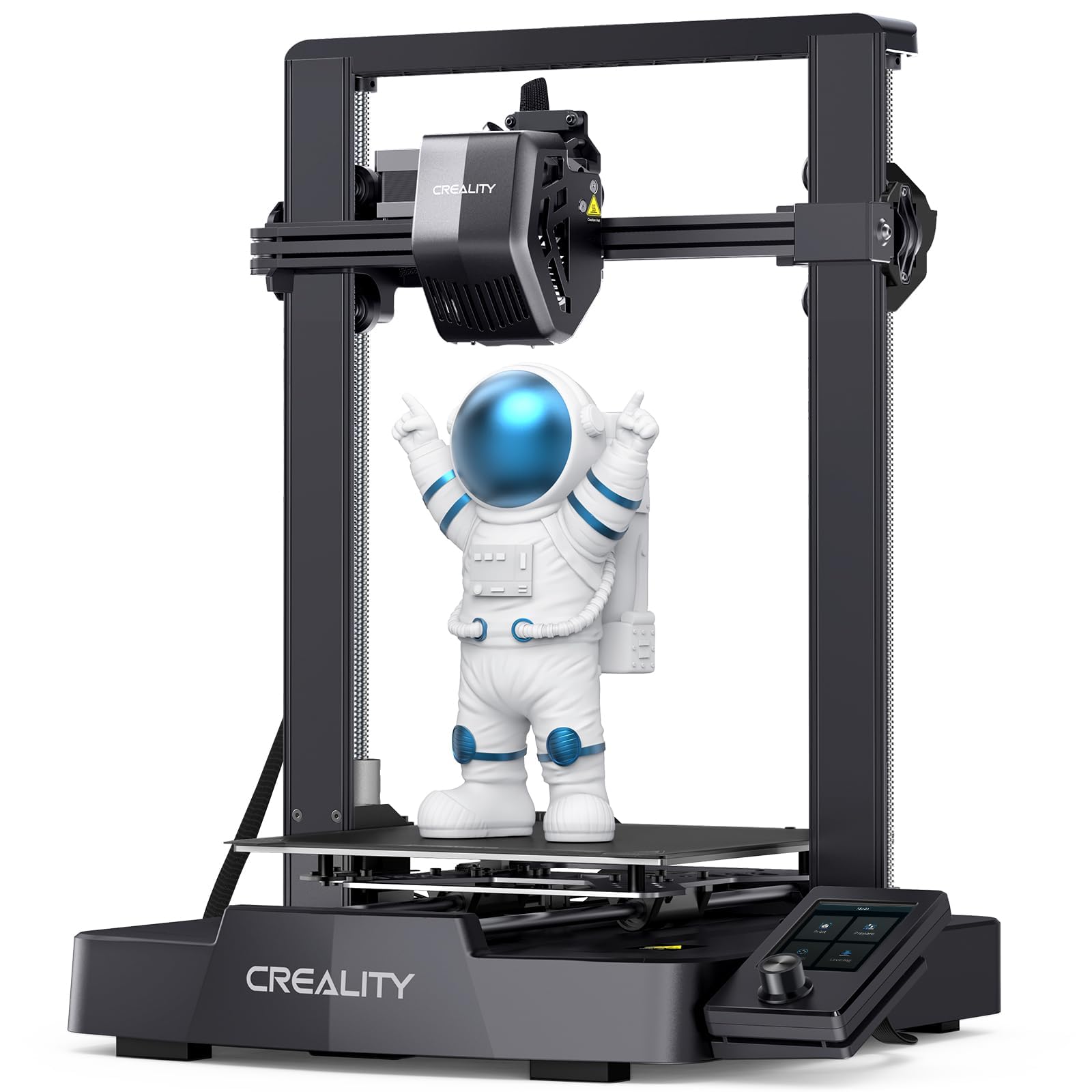 Creality K2 SE 3D Printer, 500mm/s High-Speed Printing, Support Multi Color 3D Printing Needs CFS, Solid Metal Build, Auto Leveling, Direct Drive Extruder, Quick-Swap Nozzle, 220×215×245mm Print Size