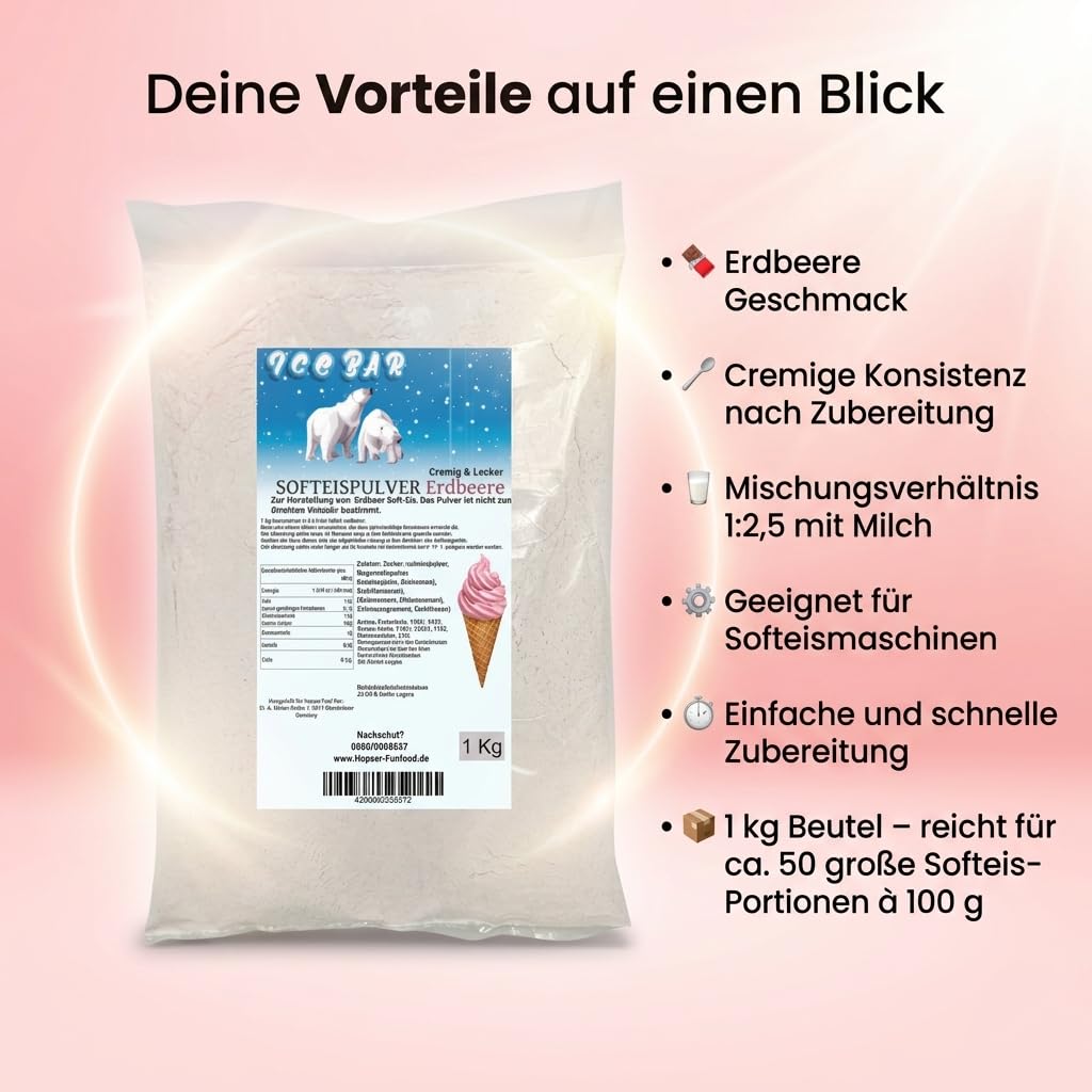 Ice Bär Softeispulver (Vanille)