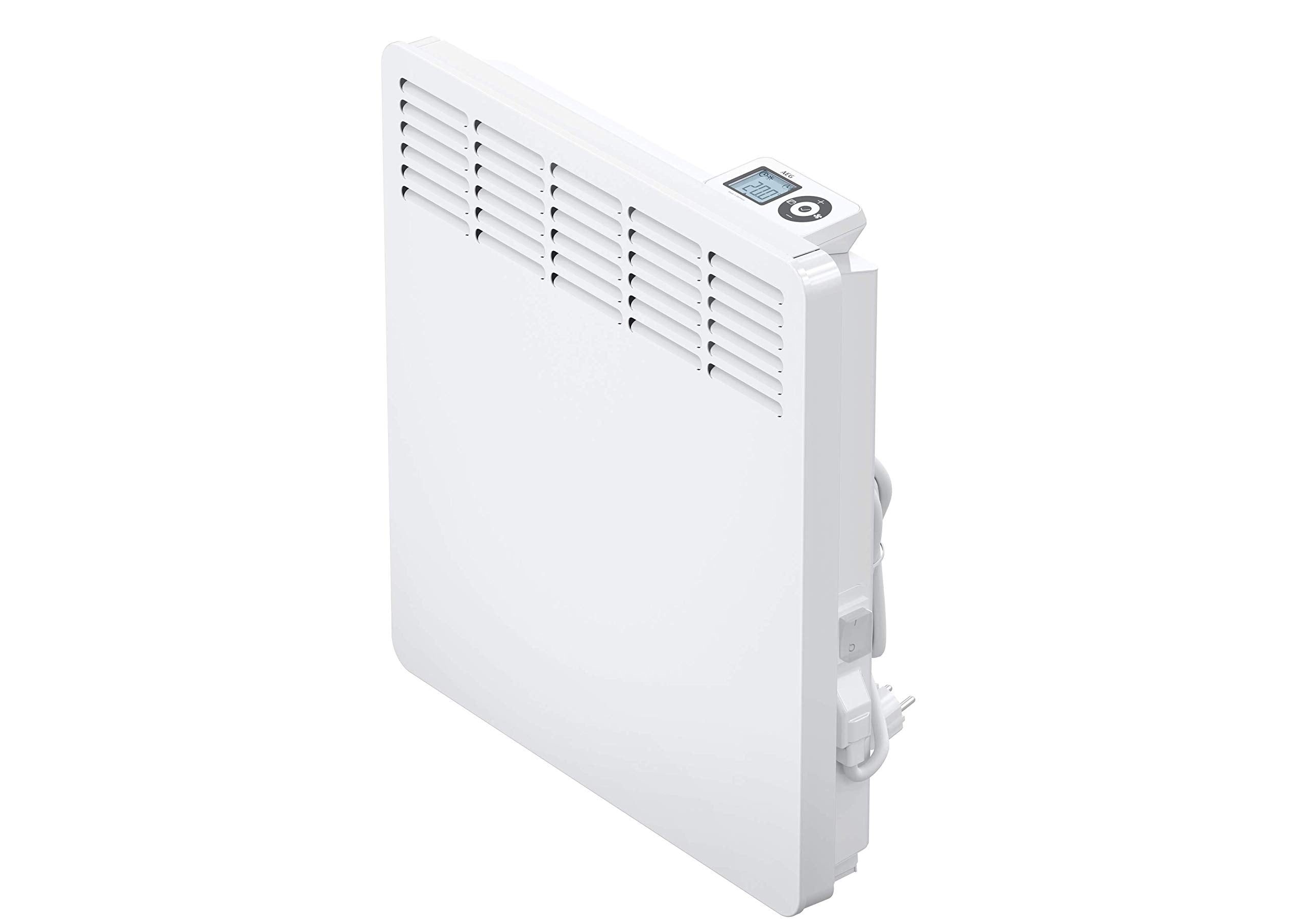 AEG Wandkonvektor WKL 505, Elektroheizung energiesparend, 500 W für ca. 6 m², LCD-Display, Wochenzeitschaltuhr, 236531