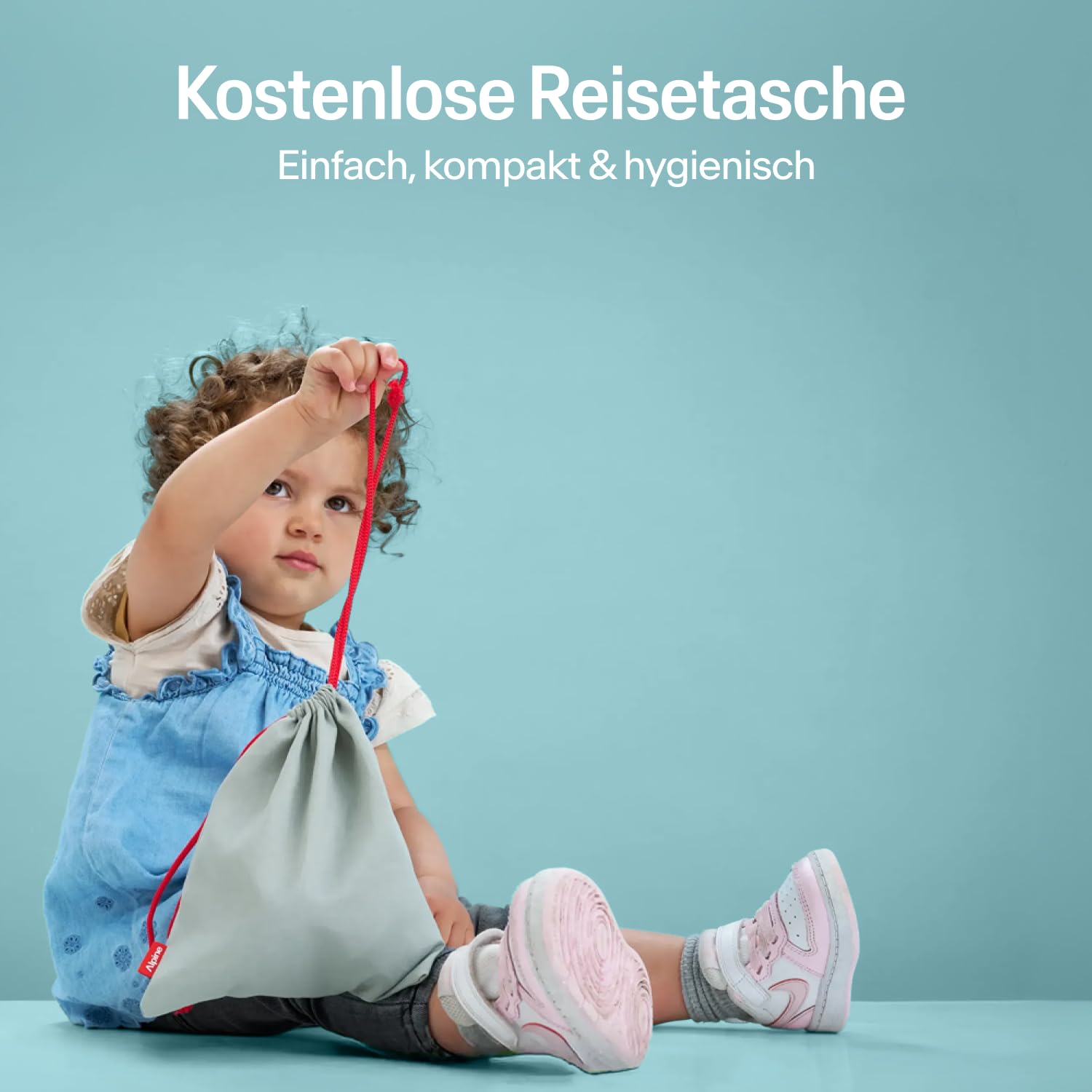 Alpine Muffy Baby Classic - Gehörschutz für Babys - Verstellbares ANTI-SLIP-Kopfband bis 48 Monate - In Deutschland auf Sicherheit getestet - Lärmschutz Kopfhörer verhindert Gehörschäden, Schwarz