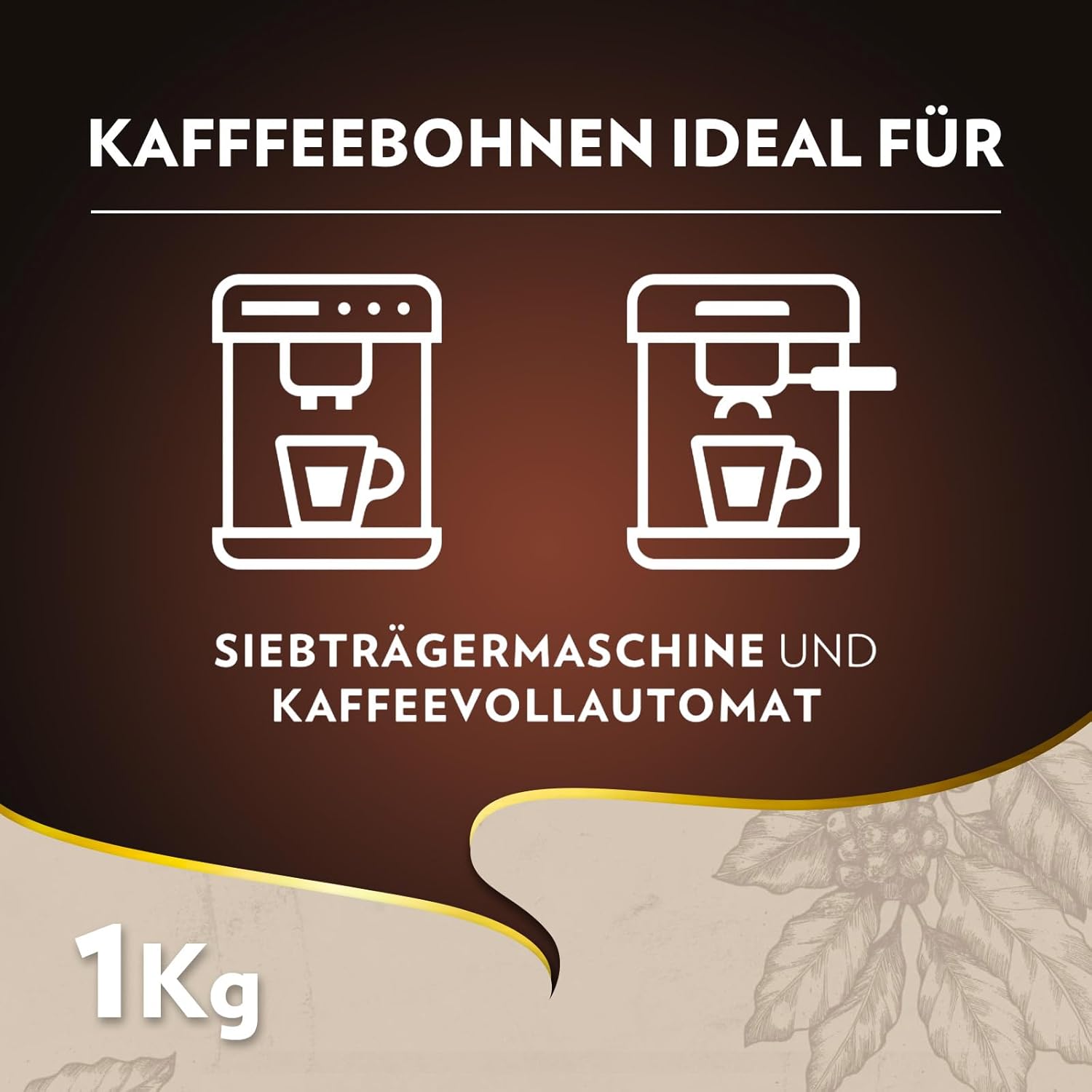 Lavazza, Crema e Aroma, Arabica und Robusta Kaffeebohnen, Ideal für Espressomaschinen, mit Schokoladigen Aromen, Reicher und Vollmundiger Geschmack, Intensität 8/10, Mittlere Röstung, 1 kg Packung