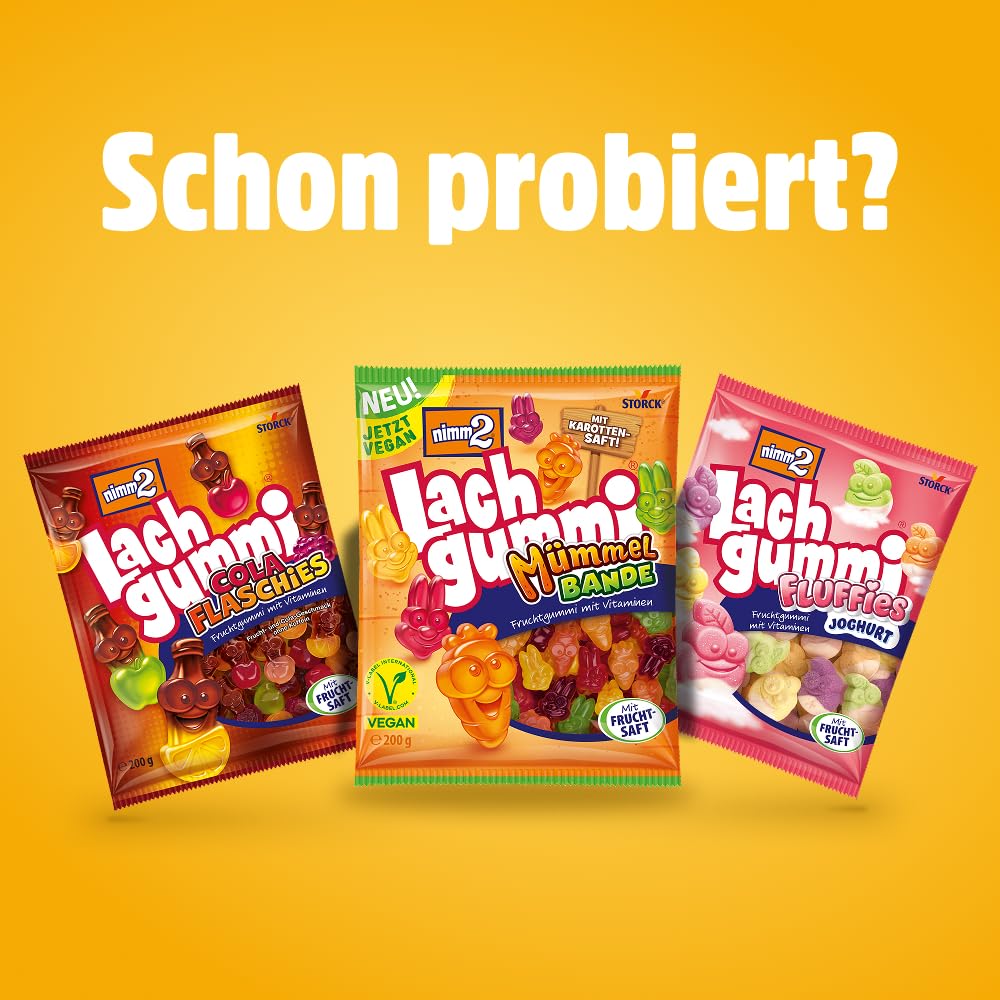 nimm2 Lachgummi Softies Rote Früchte – 1 x 225 g – Gefülltes Fruchtgummi mit Fruchtsaft und Vitaminen – Süßigkeit in sechs Geschmacksrichtungen
