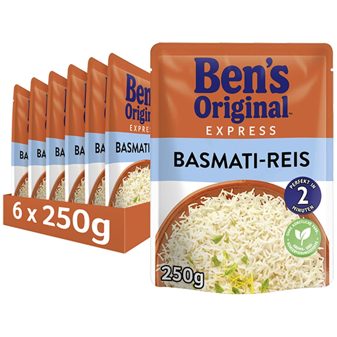 BEN'S ORIGINAL™ Express Reis Basmati 6 x 220g