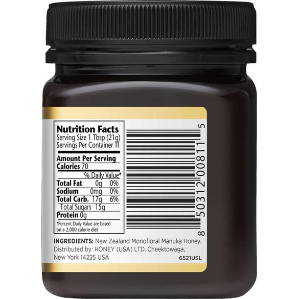 Manuka Doctor - MGO 525+ Manuka Honey Monofloral, 100% Pure New Zealand Honey. Certified. Guaranteed. Raw. Non-GMO (8.75 oz)