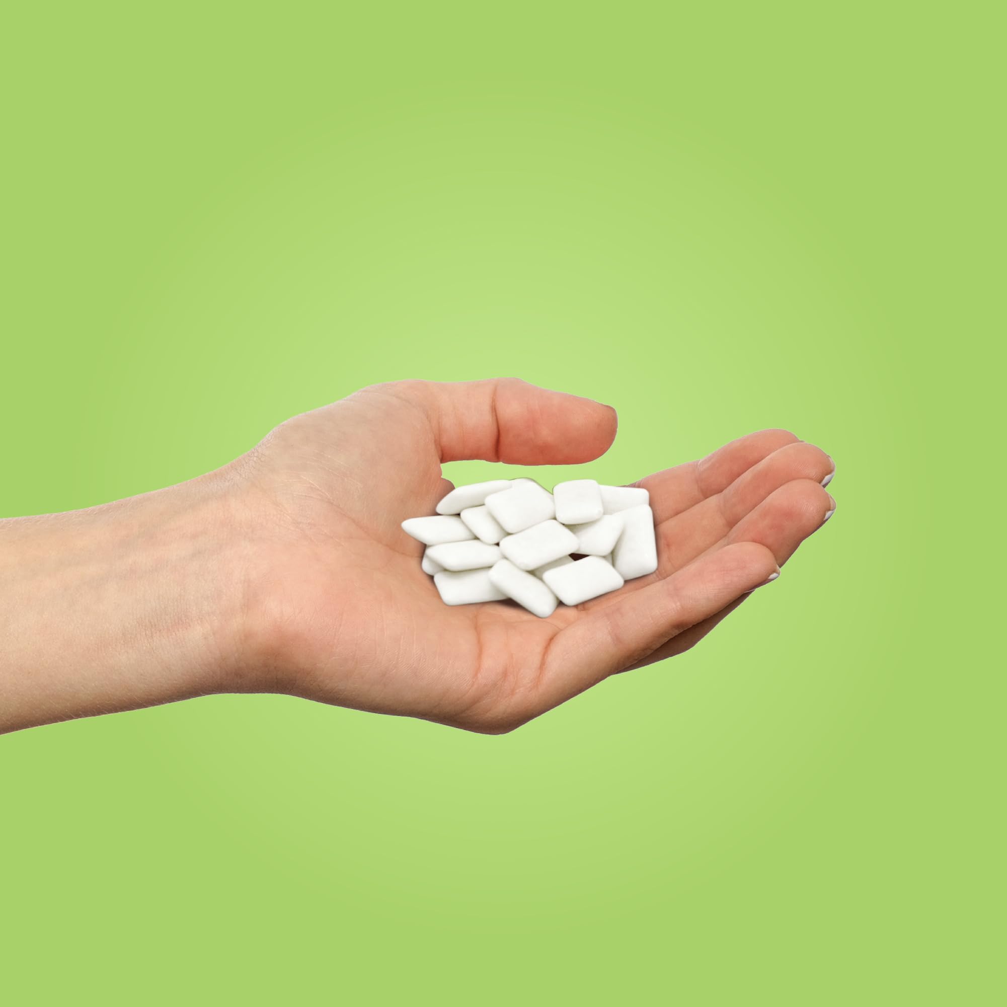 PUR Gum | Zuckerfreier Kaugummi | Mit Xylit | Vegan, Aspartamfrei & Glutenfrei | Natürlicher Kaugummi Mit Spearmint-Geschmack, 55 Stück (3er Pack)