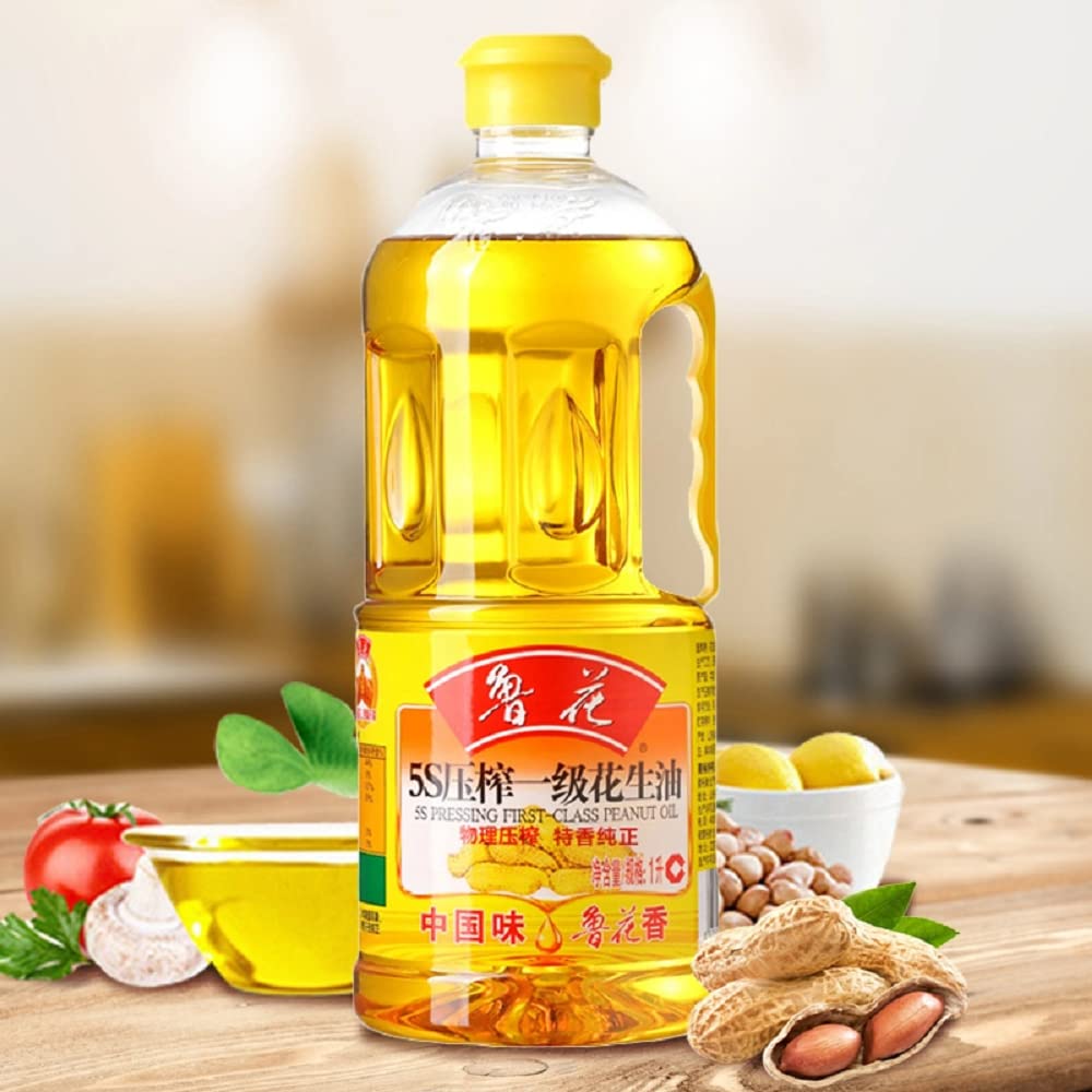 Luhua Chinese Peanut Oil 33.8 Fl Oz