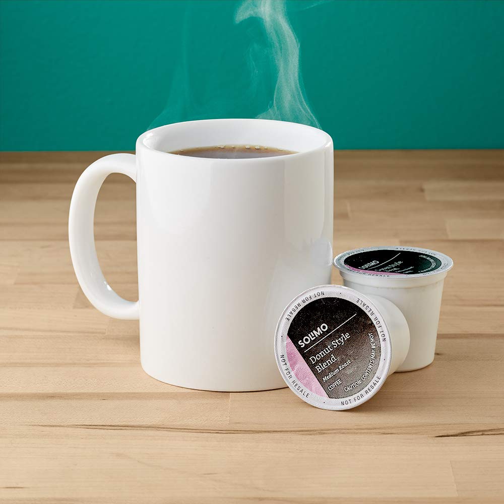Amazon Brand - Solimo Dark Roast Coffee Pods, Compatible with Keurig 2.0 K-Cup Brewers, 100 Count (Pack of 1)