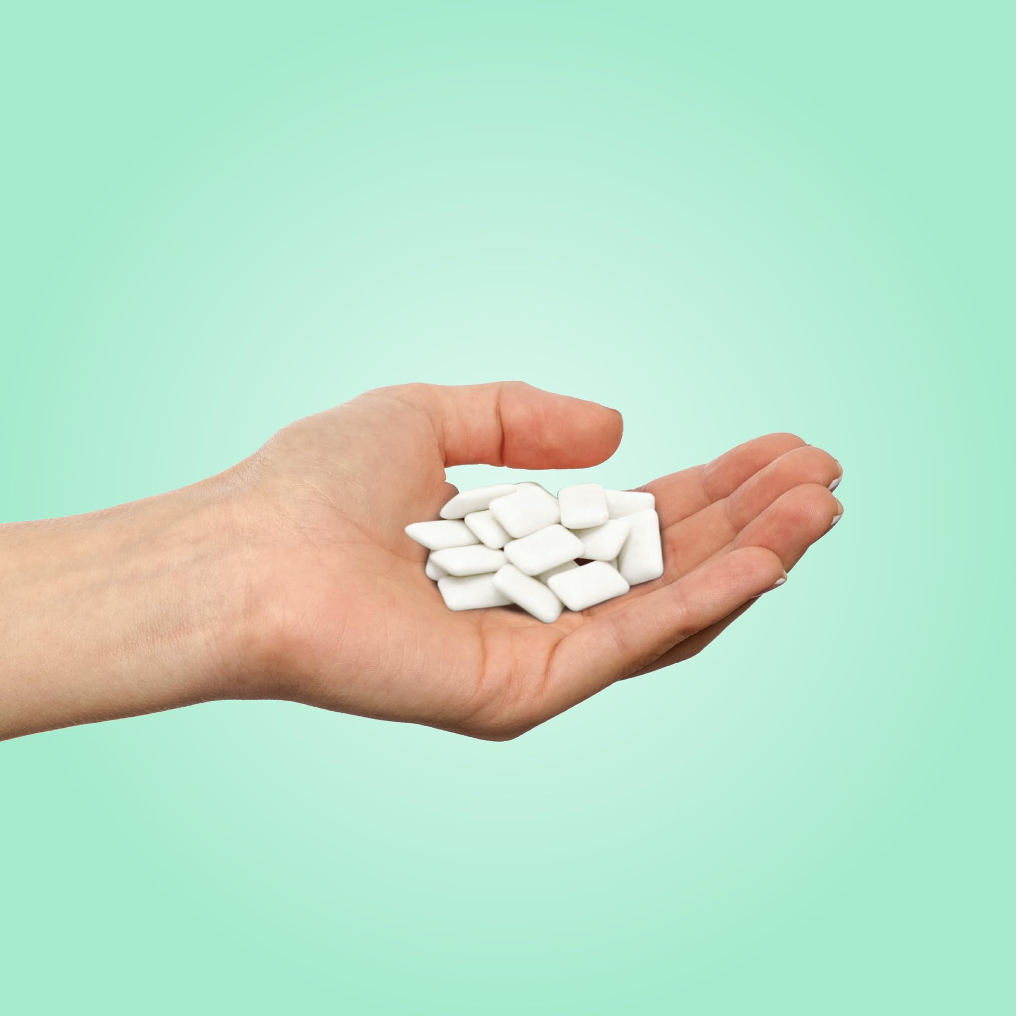 PUR Gum | Zuckerfreier Kaugummi | Mit Xylit | Vegan, Aspartamfrei & Glutenfrei | Natürlicher Kaugummi Mit Spearmint-Geschmack, 55 Stück (3er Pack)
