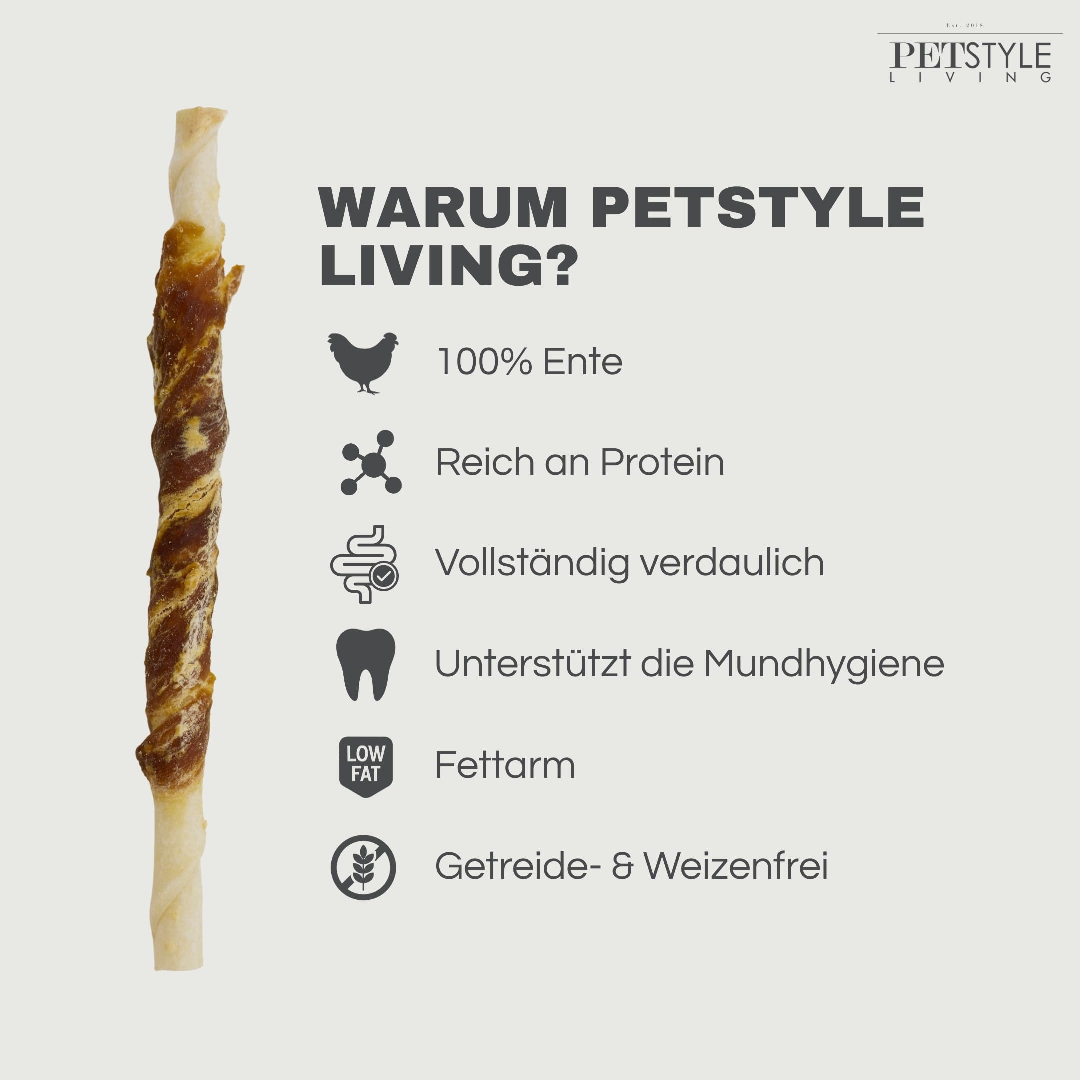 Kaustange mit Huhn - Hundesnack - 12,5cm - 100 Stück