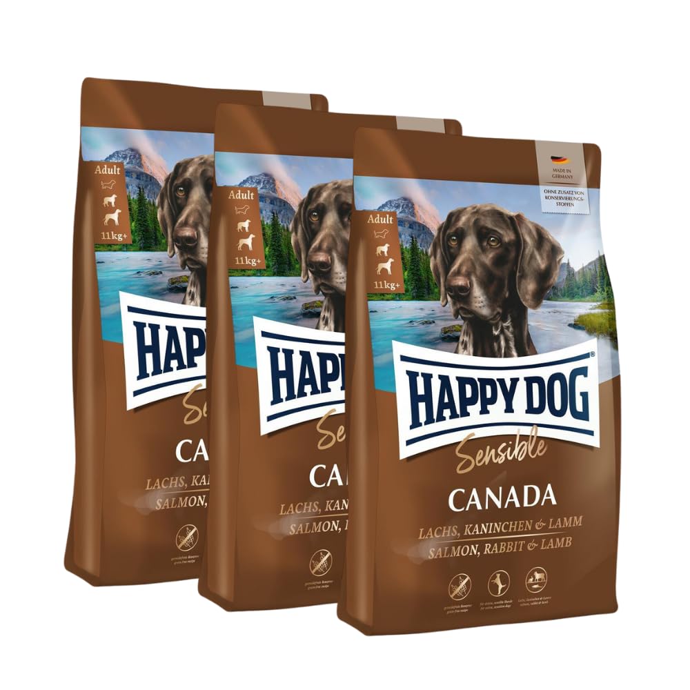 Happy Dog Sensible Neuseeland - M - Trockenfutter, Hundefutter - Geschmacksrichtung Lamm - 12,5kg