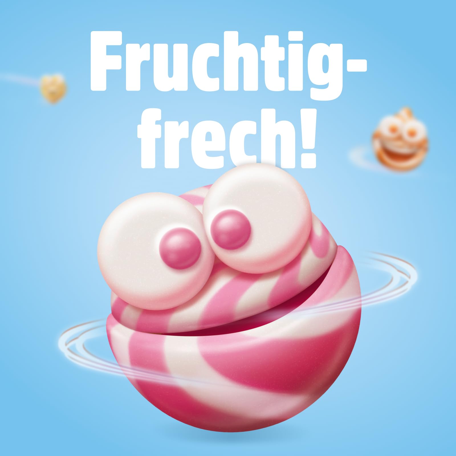nimm2 Lachgummi Happies – 1 x 325 g – Fruchtgummis mit Fruchtsaft und Vitaminen – Süßigkeit in sechs Geschmacksrichtungen