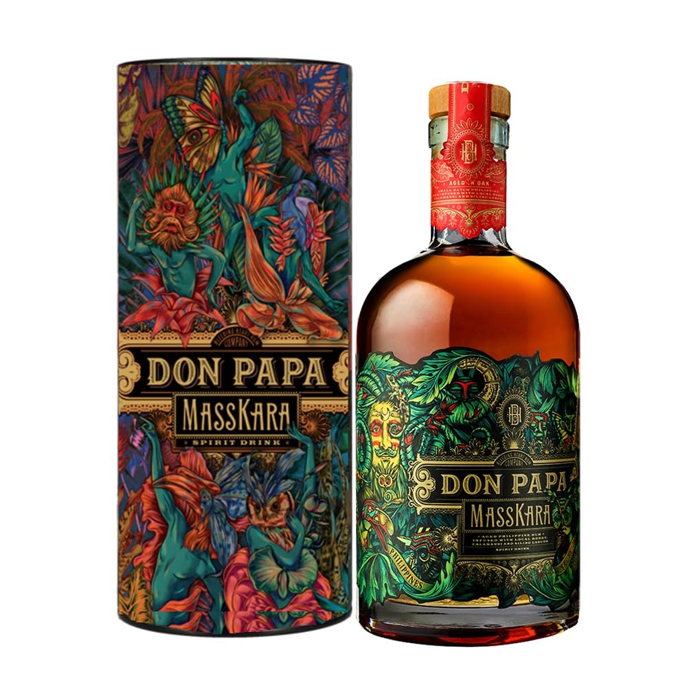 Don Papa Masskara | Rumbasis mit exotischen, philippinischen Früchten und Honig verfeinert | 700ML