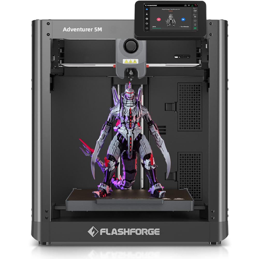FLASHFORGE AD5X Multi-Material 3D Printer 4-Color Printing, 600mm/s Speed 1-Click Print with DIY IFS Creations, Full-Auto Calibration & Filament Backup, AD5X- Multi-Color Productivity Booster