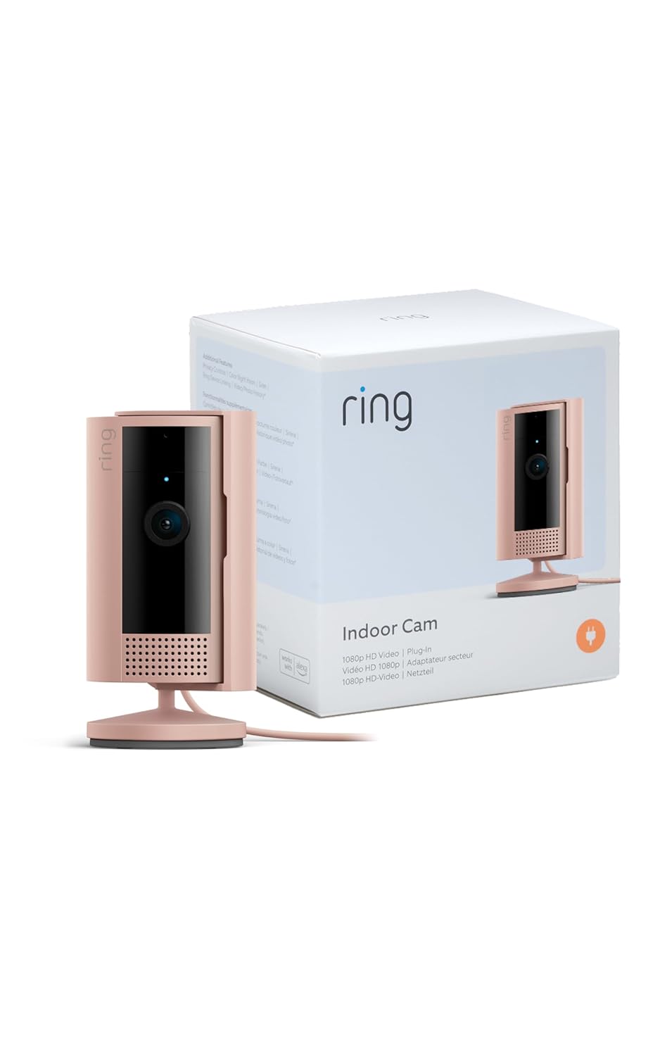 Ring Innenkamera (Indoor Camera 2. Gen.) | Überwachungskamera für den Innenbereich | 1080p-HD-Video, Privatsphäre-Sichtschutz, WLAN, ideal für Haustiere | Mini Sicherheitskamera zur Selbstinstallation