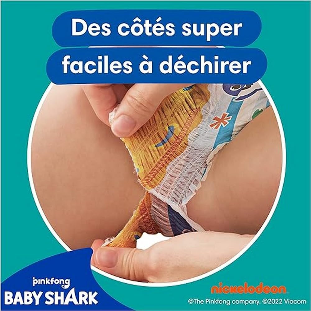 Pampers Splashers Baby Shark Limited Edition 4-5, 11, 9kg-15kg, Einweg-Schwimmwindeln, für sicheren Schutz im Wasser