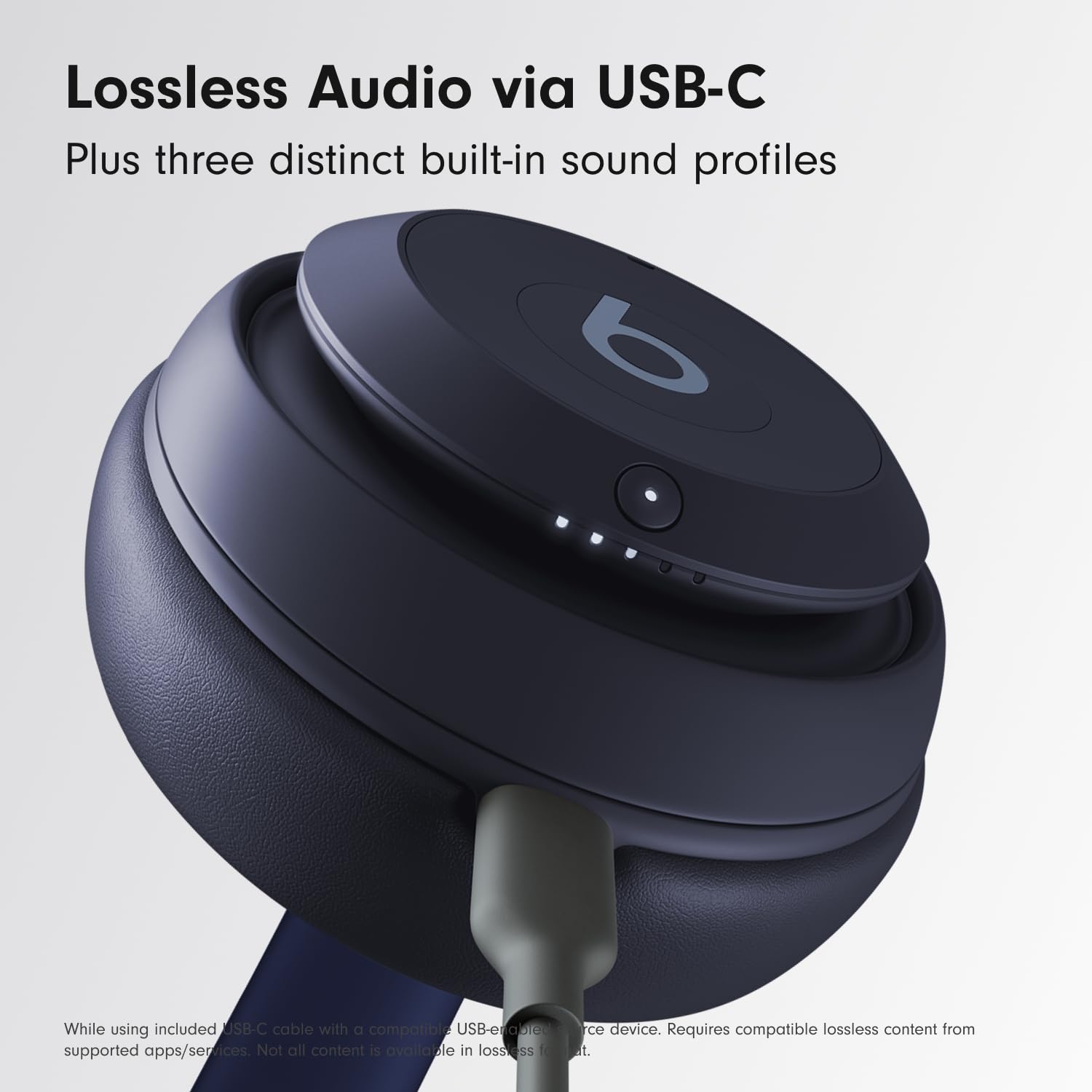 Beats Studio Pro Premium Wireless Over-Ear Headphones- Up to 40-Hour Battery Life, Active Noise Cancelling, Great for Travel & Commuting, USB-C Lossless Audio, Apple & Android Compatible -Black